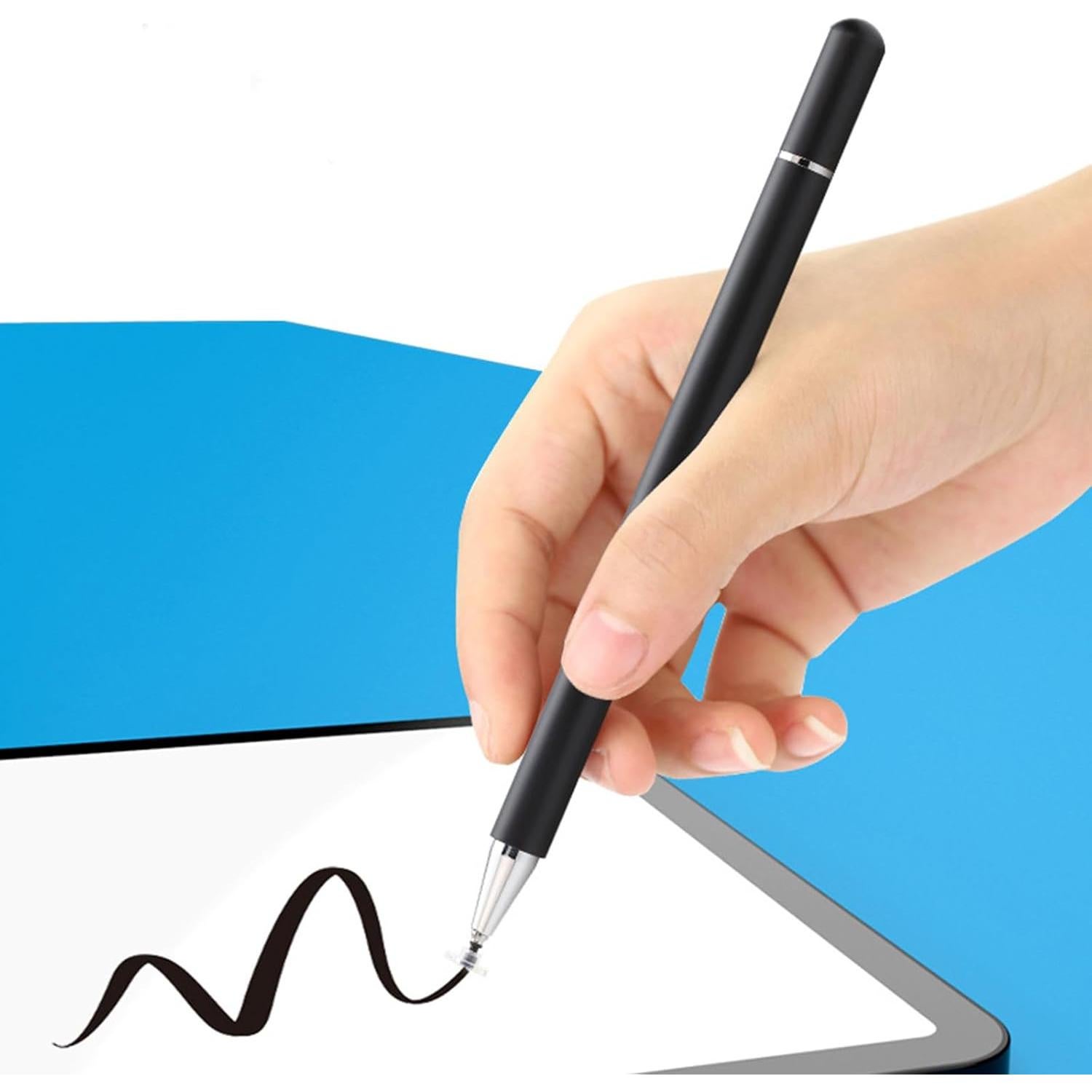 Lápiz Stylus 2 en 1 MXCOIRTP para Pantallas Táctiles Negro