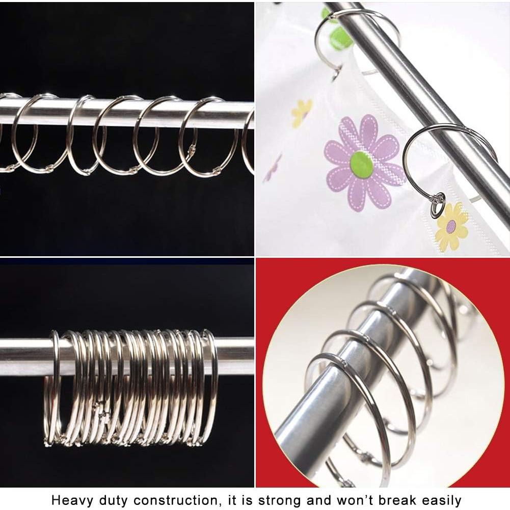 Anillas de Encuadernación Coideal 63mm Plateadas - Paquete de 20