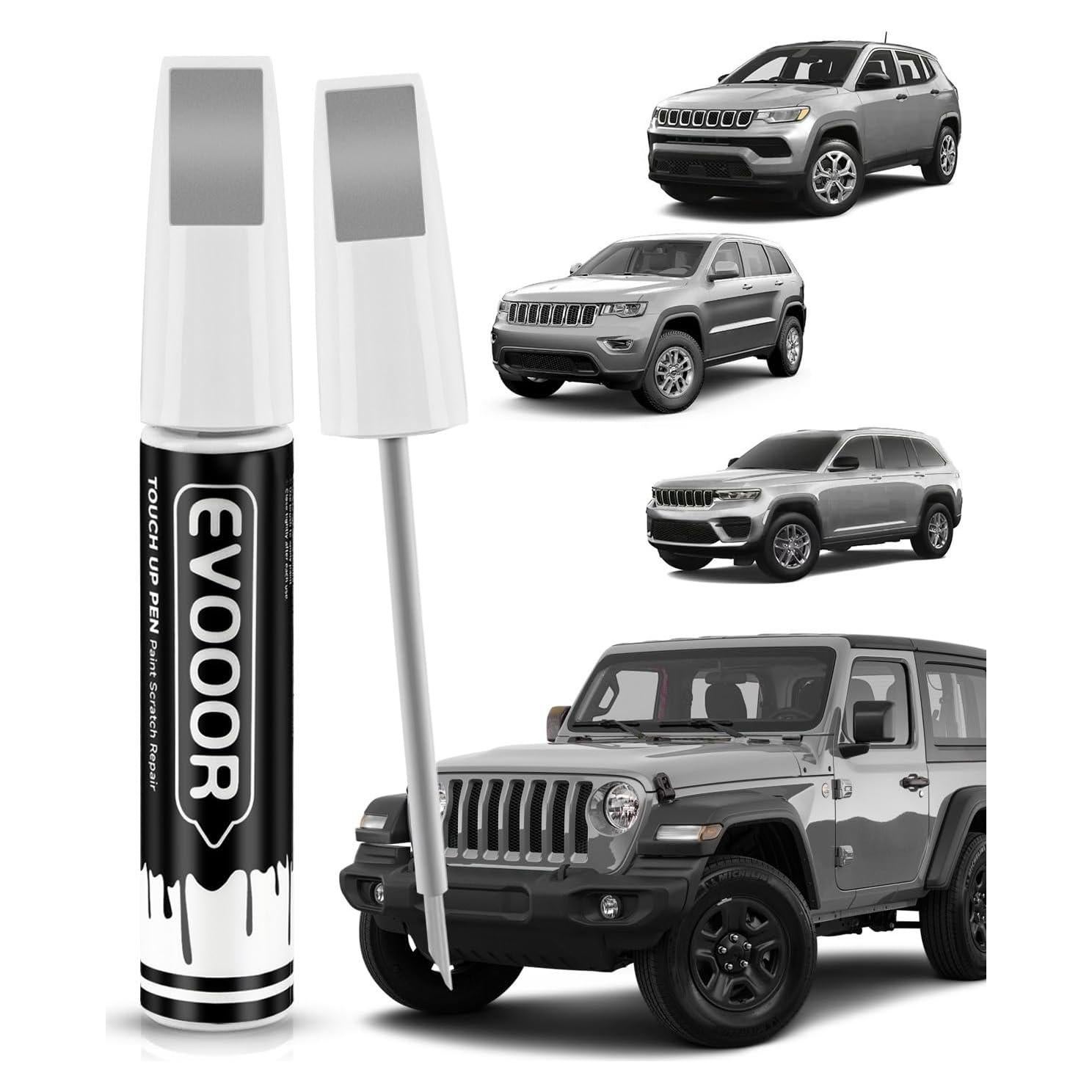 Pintura de Retoque Metálica EVOOOR Billet Silver 11.8ml Jeep