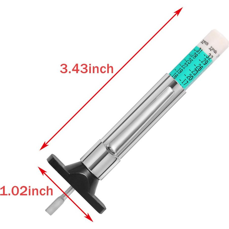 Calibrador de Profundidad de Neumáticos PROND Verde 2PCS