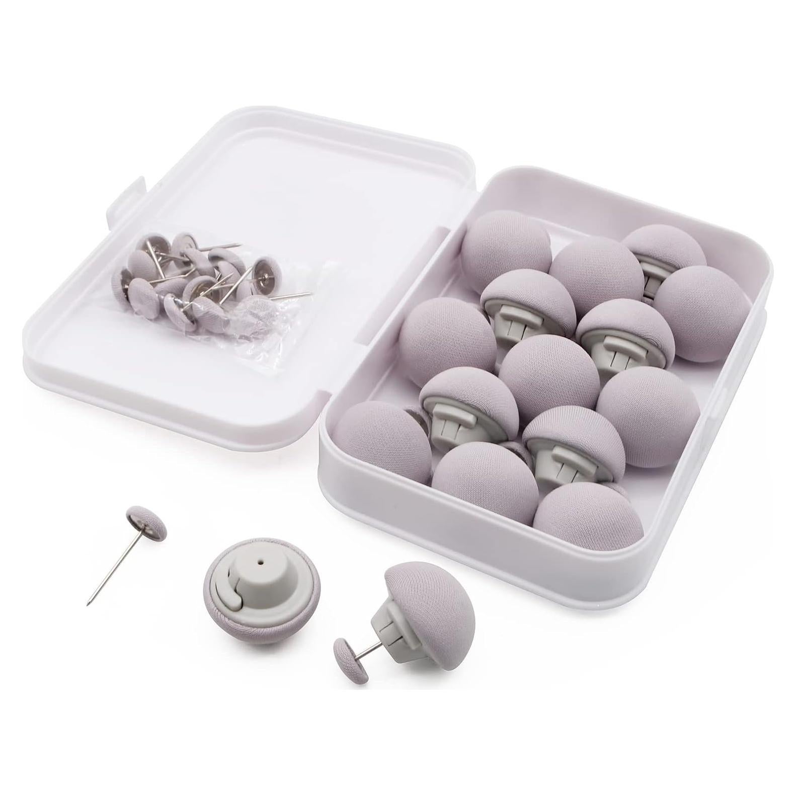 Clips para Edredón MQUPIN 16 Piezas - Sujetadores de Tela Gris