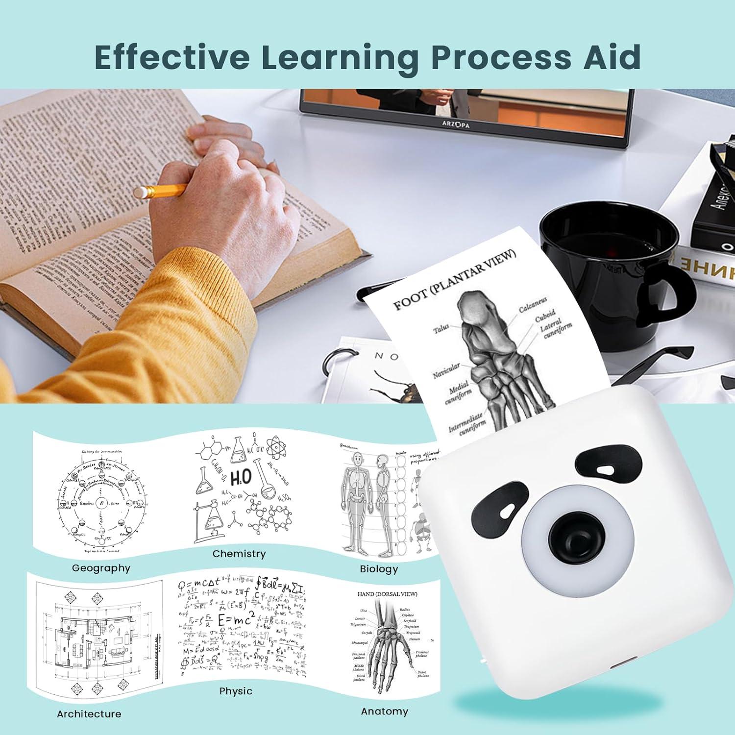 Impresora Térmica Portátil Vretti TP6S Bluetooth 10 Rollos