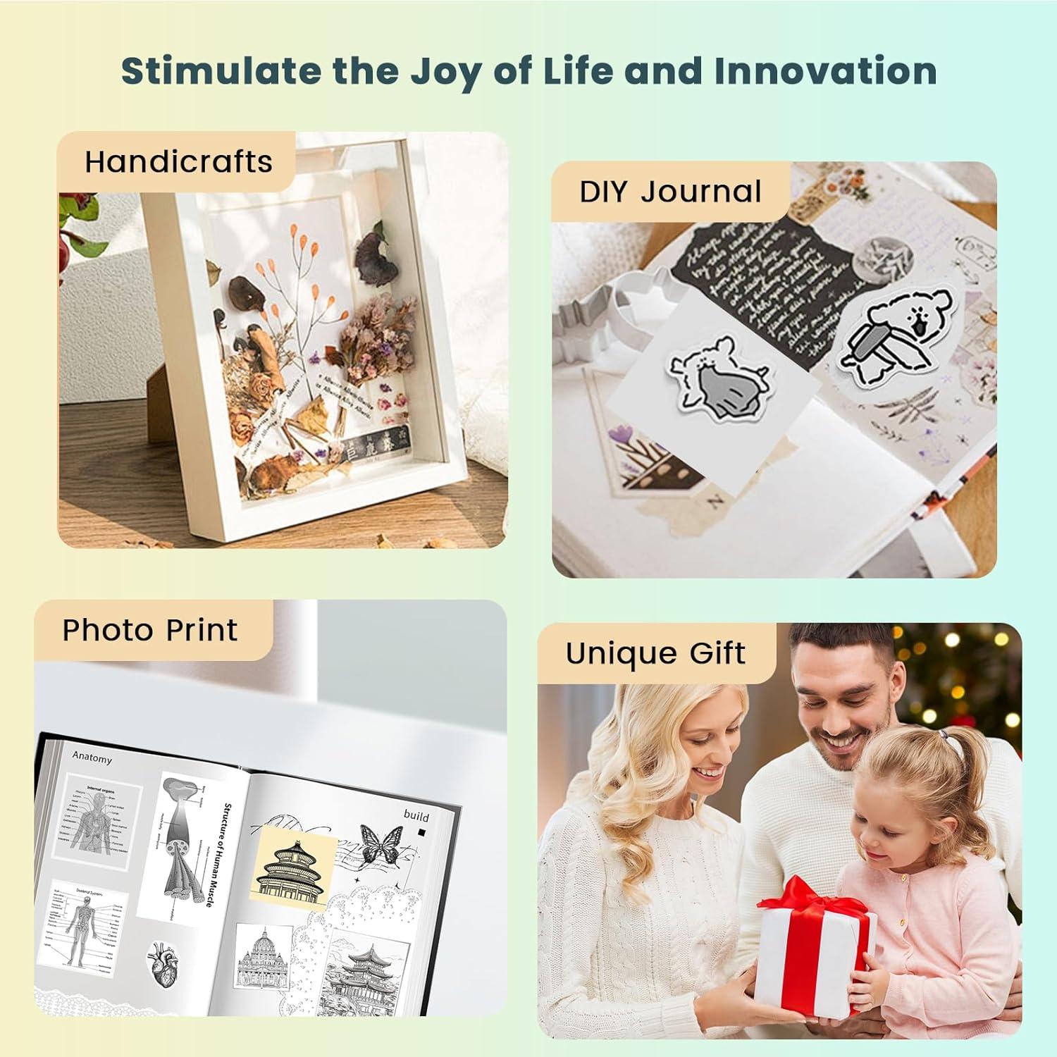 Impresora Térmica Portátil Vretti TP6S Bluetooth 10 Rollos