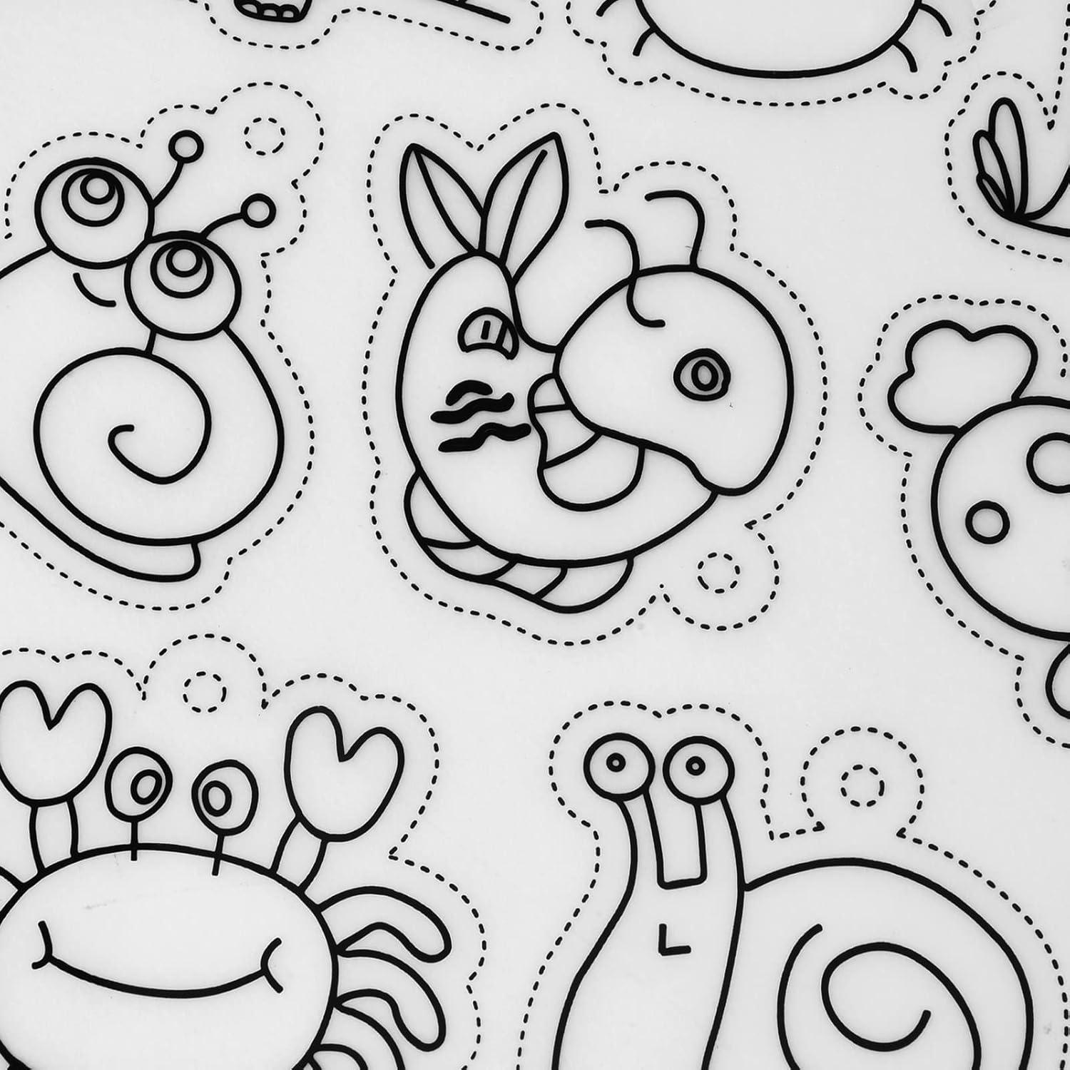 Hoja de Retracción Térmica Estink 8 Piezas Patrones Animales