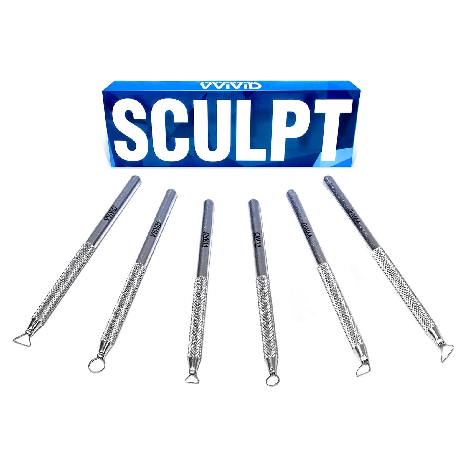 Conjunto de Herramientas de Escultura VViViD 6 Piezas Aluminio