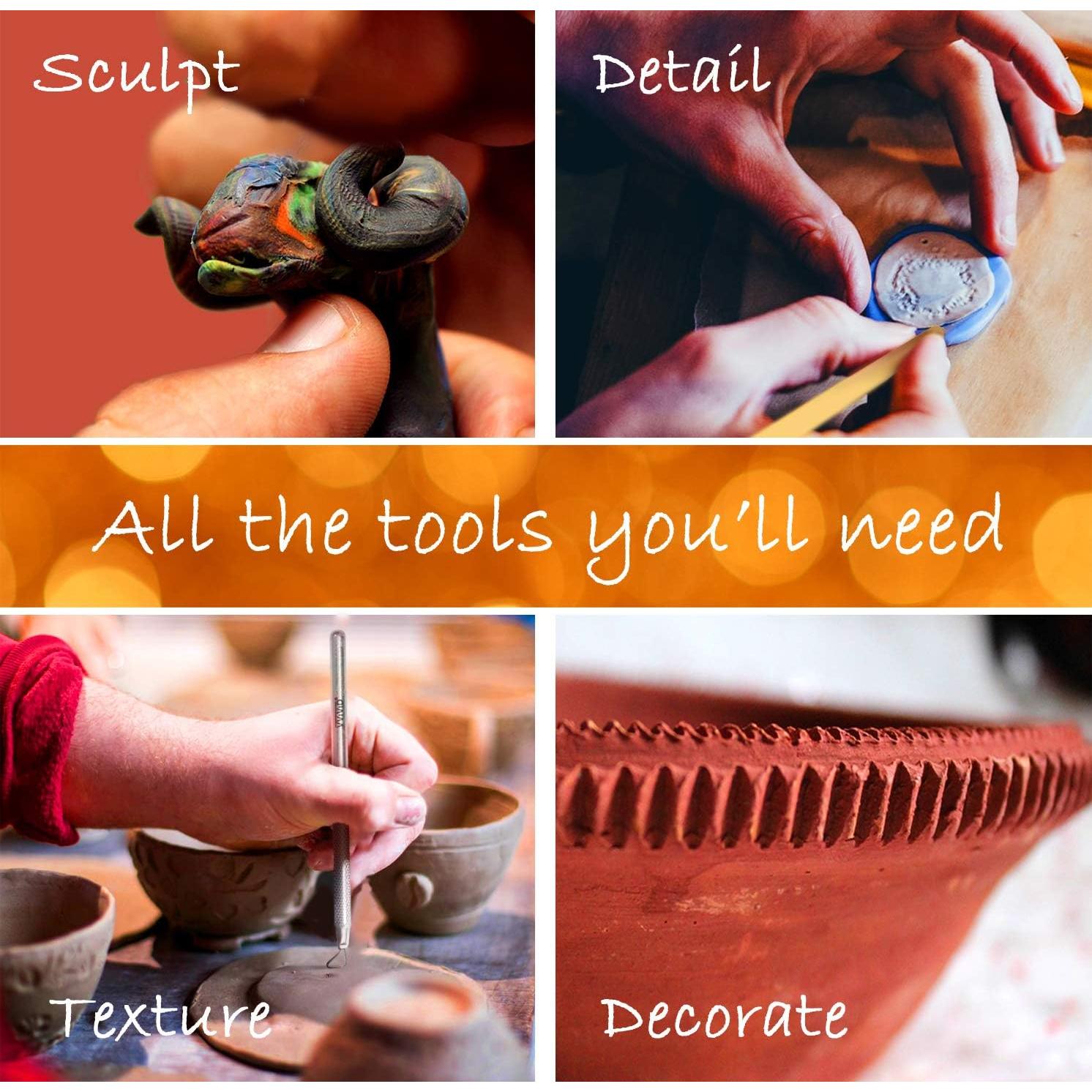 Conjunto de Herramientas de Escultura VViViD 6 Piezas Aluminio