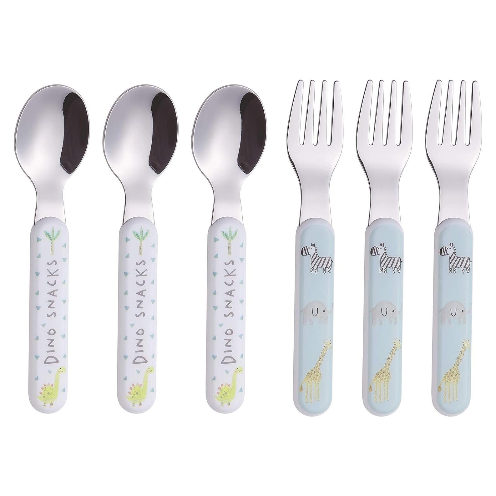 Juego de Cubiertos para Niños ANNOVA 6 Piezas Acero Inoxidable