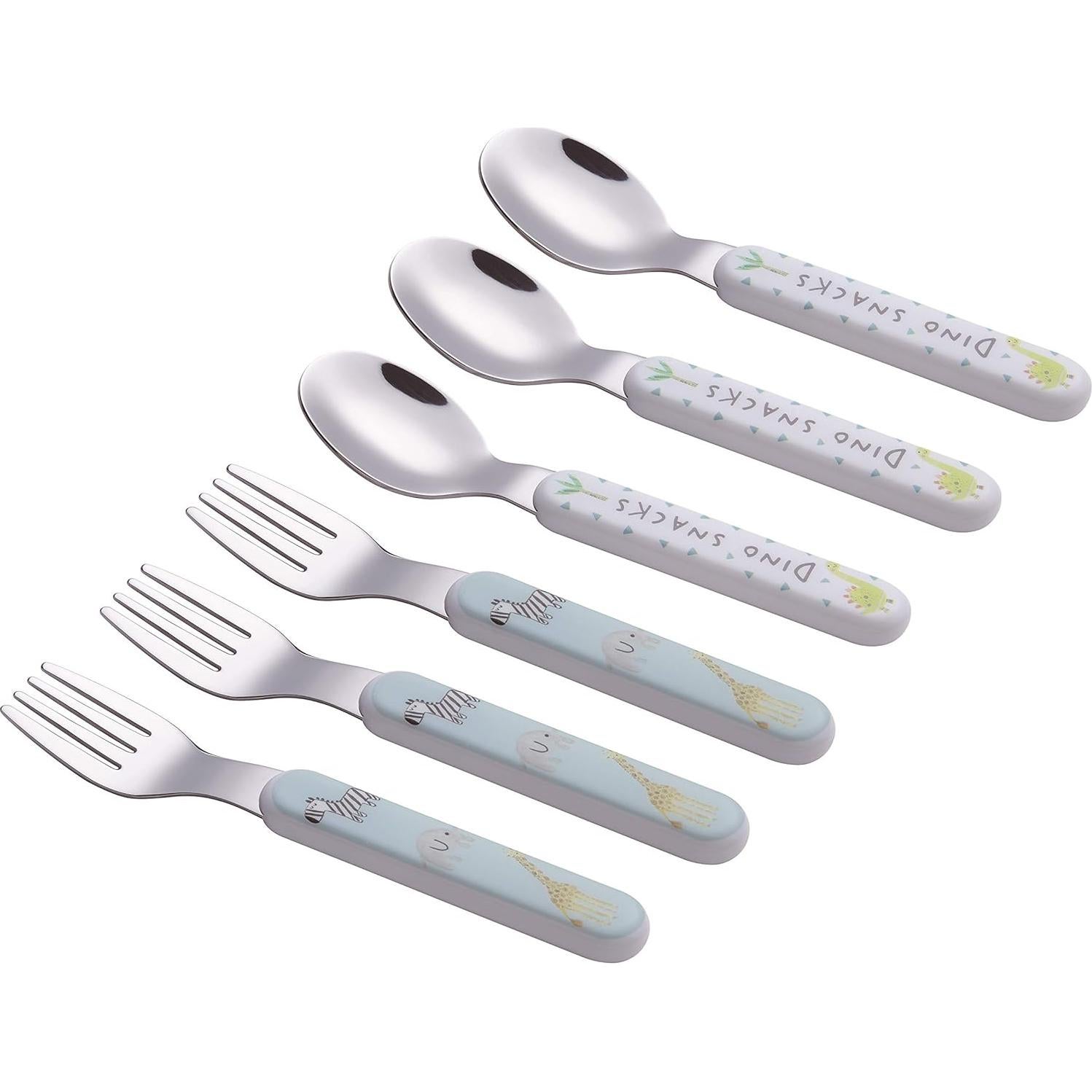 Juego de Cubiertos para Niños ANNOVA 6 Piezas Acero Inoxidable