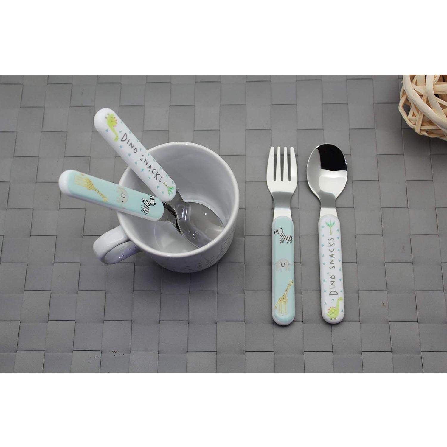 Juego de Cubiertos para Niños ANNOVA 6 Piezas Acero Inoxidable