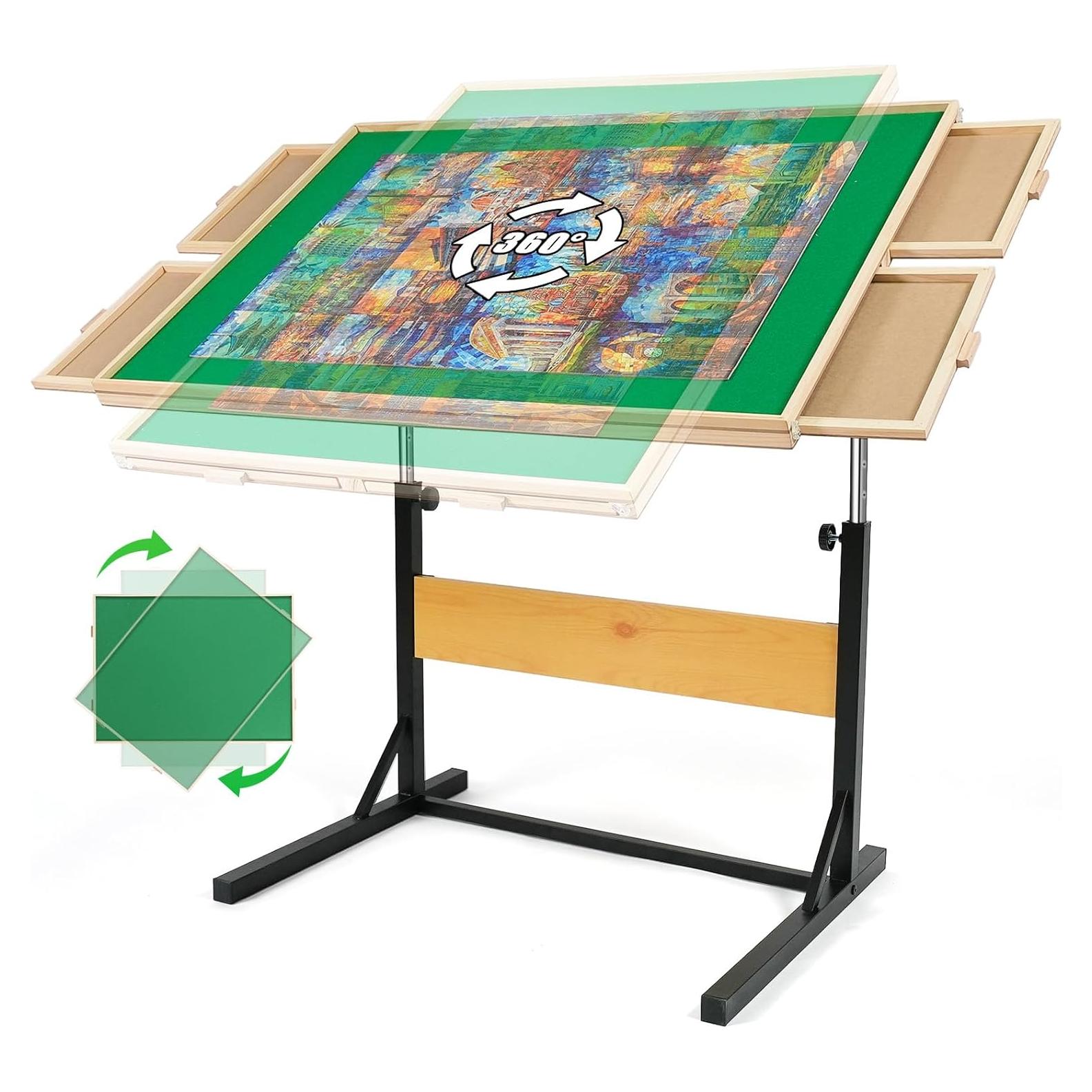 Mesa de Rompecabezas ALL4JIG 1500 Piezas Ajustable con Cajones