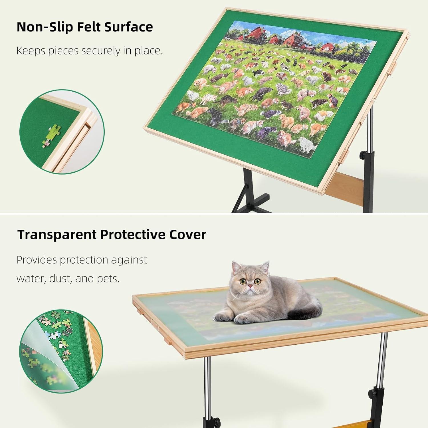 Mesa de Rompecabezas ALL4JIG 1500 Piezas Ajustable con Cajones