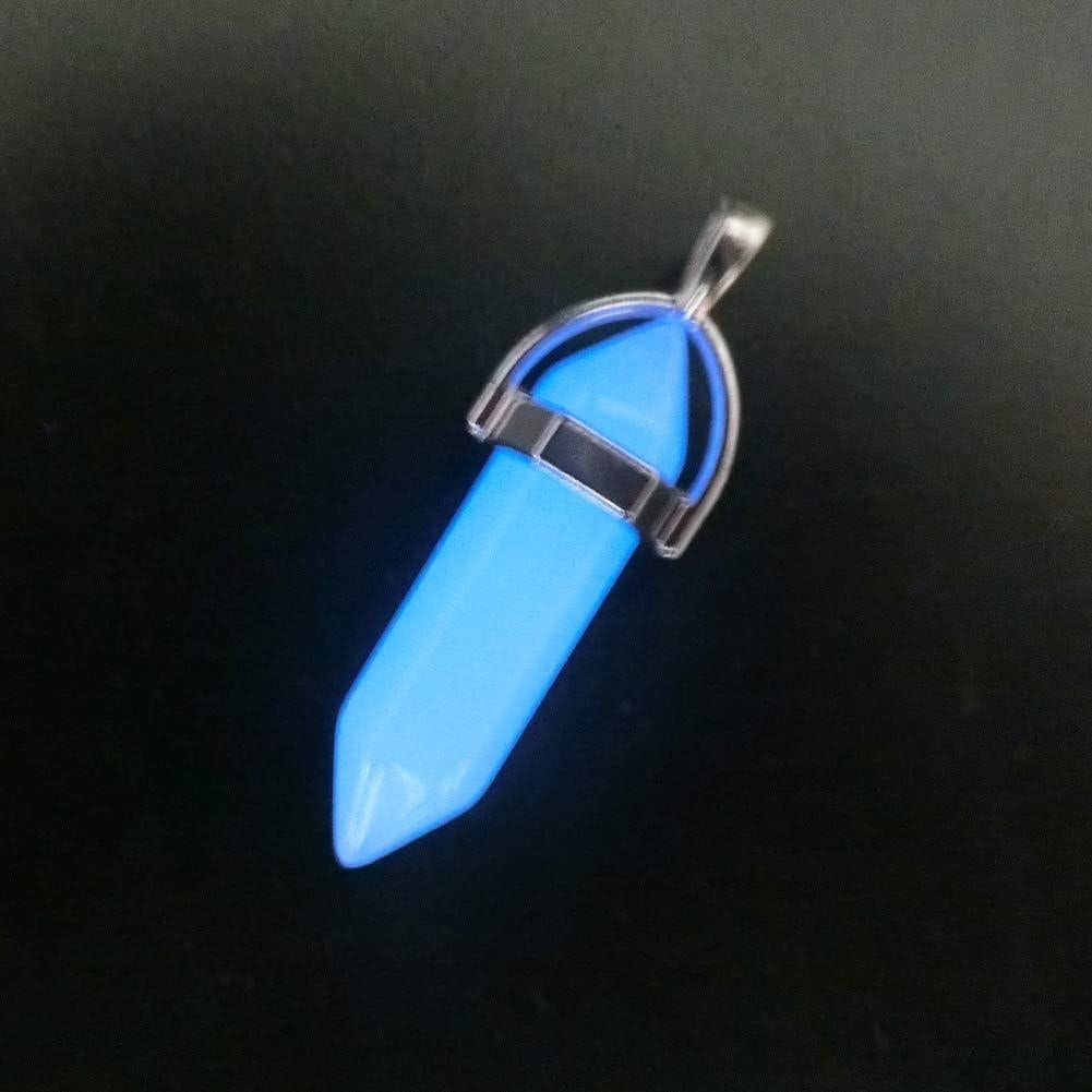 12 Colgantes de Gemas Brillantes Azules Asingeloo para Joyería