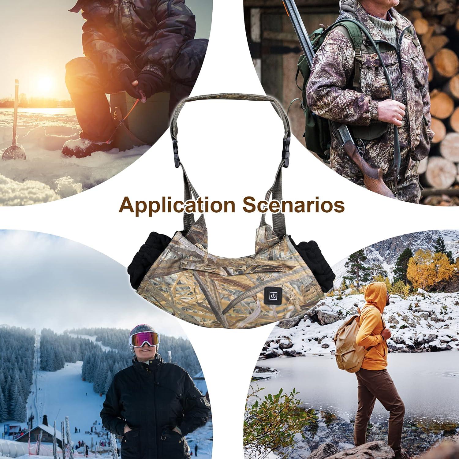 Muff de Mano Calentado MDSTOP Camo Recargable 3 Modos