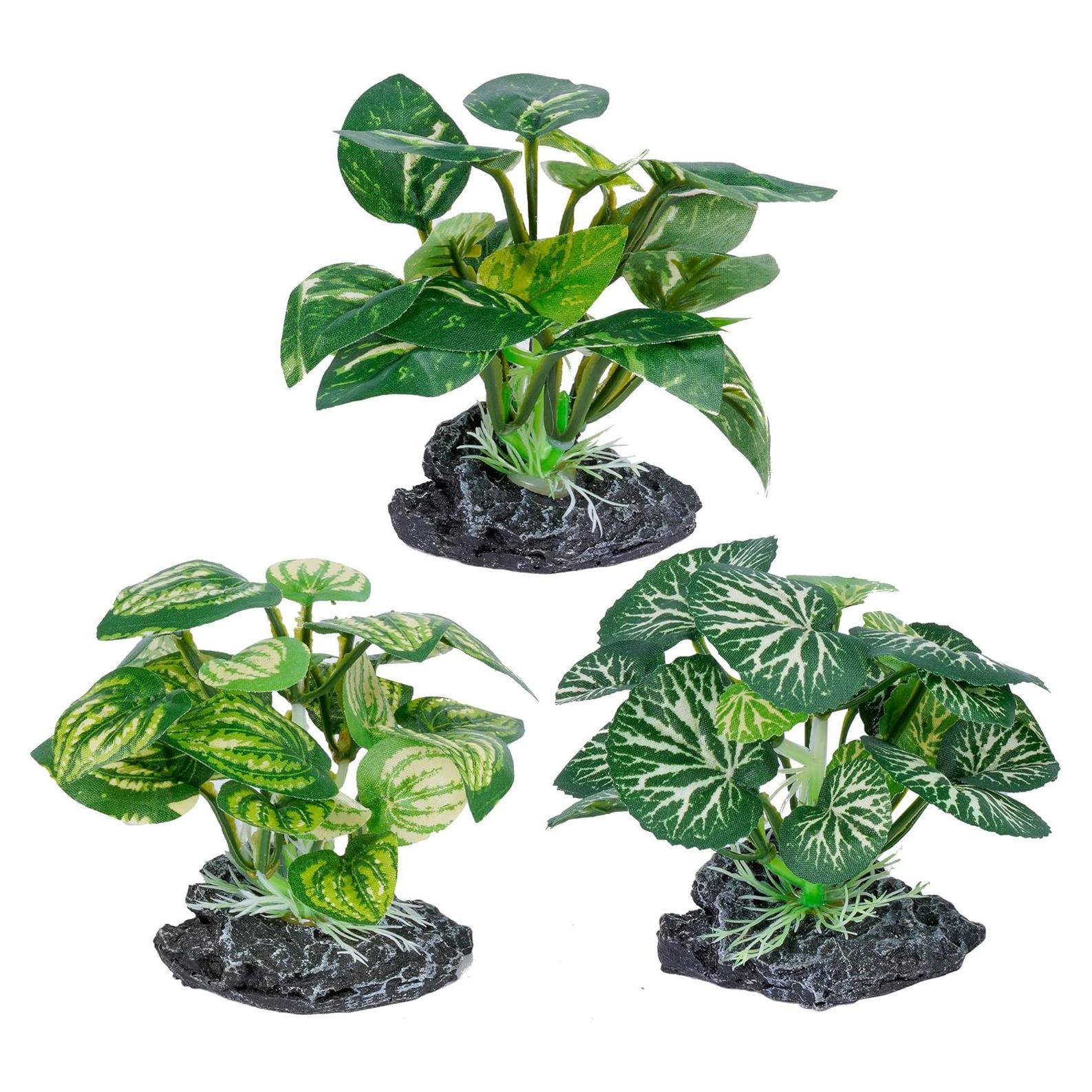 Plantas de Acuario Artificiales Ameliade 3 PCS Ecológicas