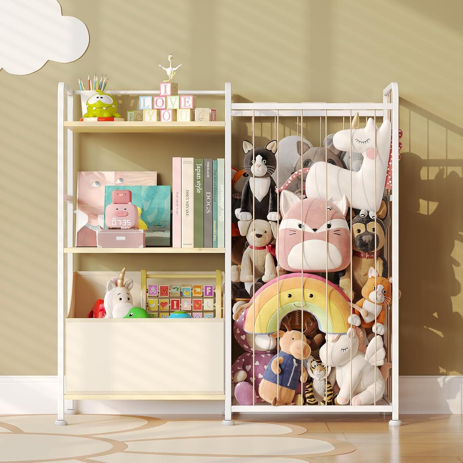 Estantería Organizador de Juguetes BBLIKE Beige 2 Niveles 84.8x81.0 cm