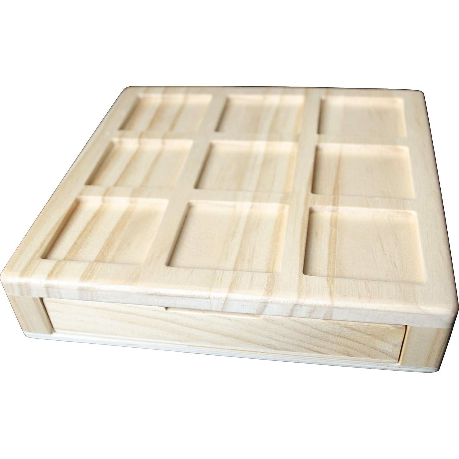 Juego de Tres en Raya Aerolf de Madera Natural 20x20 cm