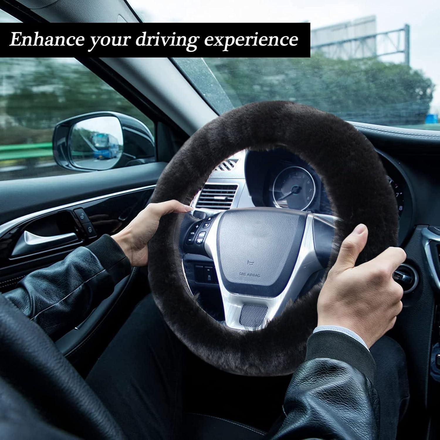 Set de 4 Fundas de Volante Esponjosas WenMei - Negro