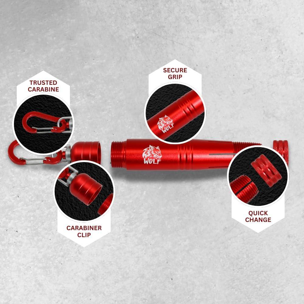 Soporte de Crayón de Quilla de Madera WOLF 0.5" Redondo Hexagonal