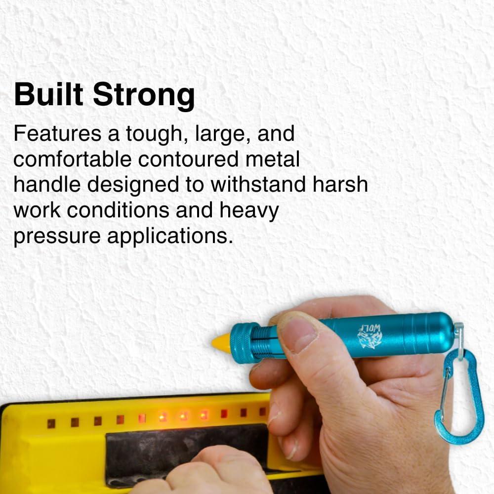 Soporte de Crayón de Quilla de Madera WOLF 0.5" Redondo Hexagonal