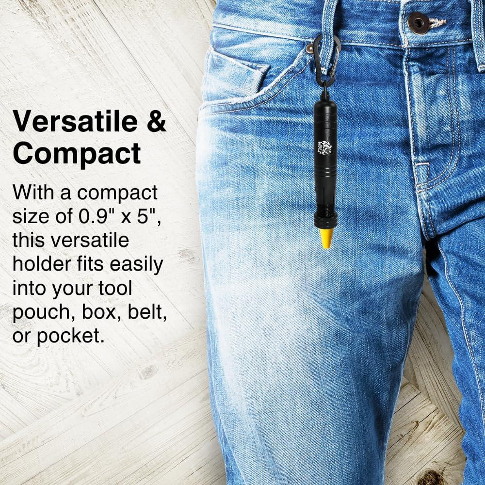 Soporte de Crayón de Quilla de Madera WOLF 0.5" Redondo Hexagonal