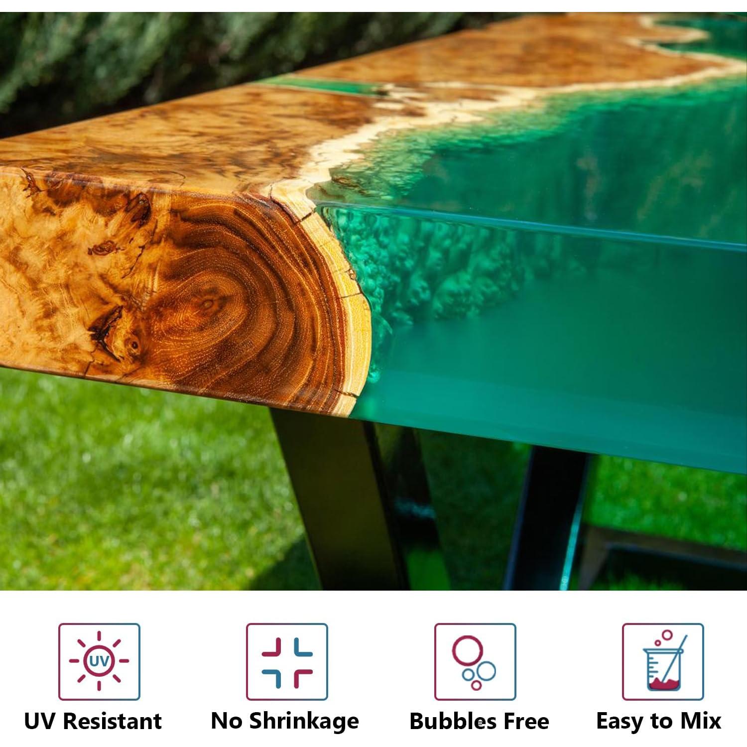 Kit de Resina Epóxica 1 Galón EPRESINART Cristalina 3784ml