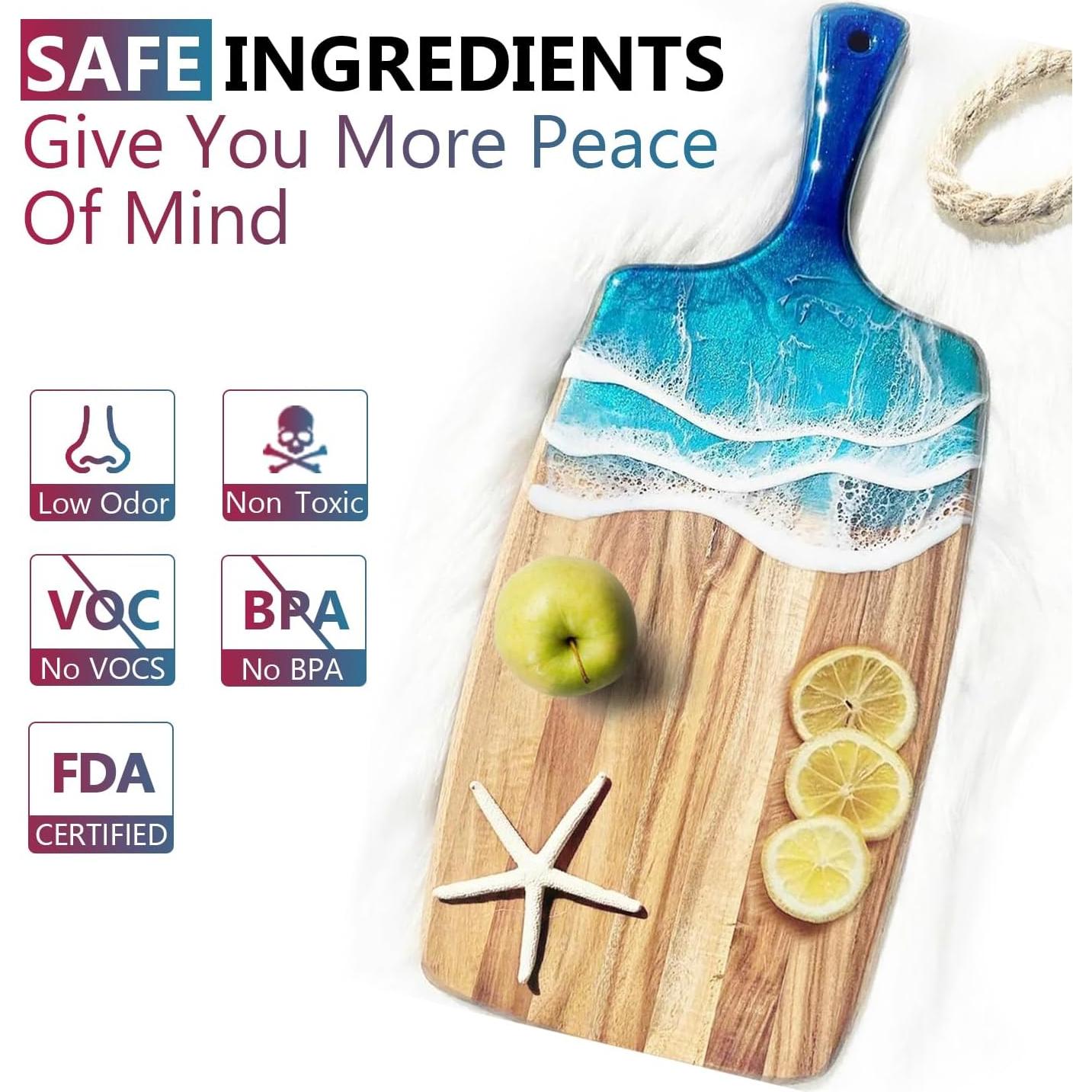 Kit de Resina Epóxica 1 Galón EPRESINART Cristalina 3784ml