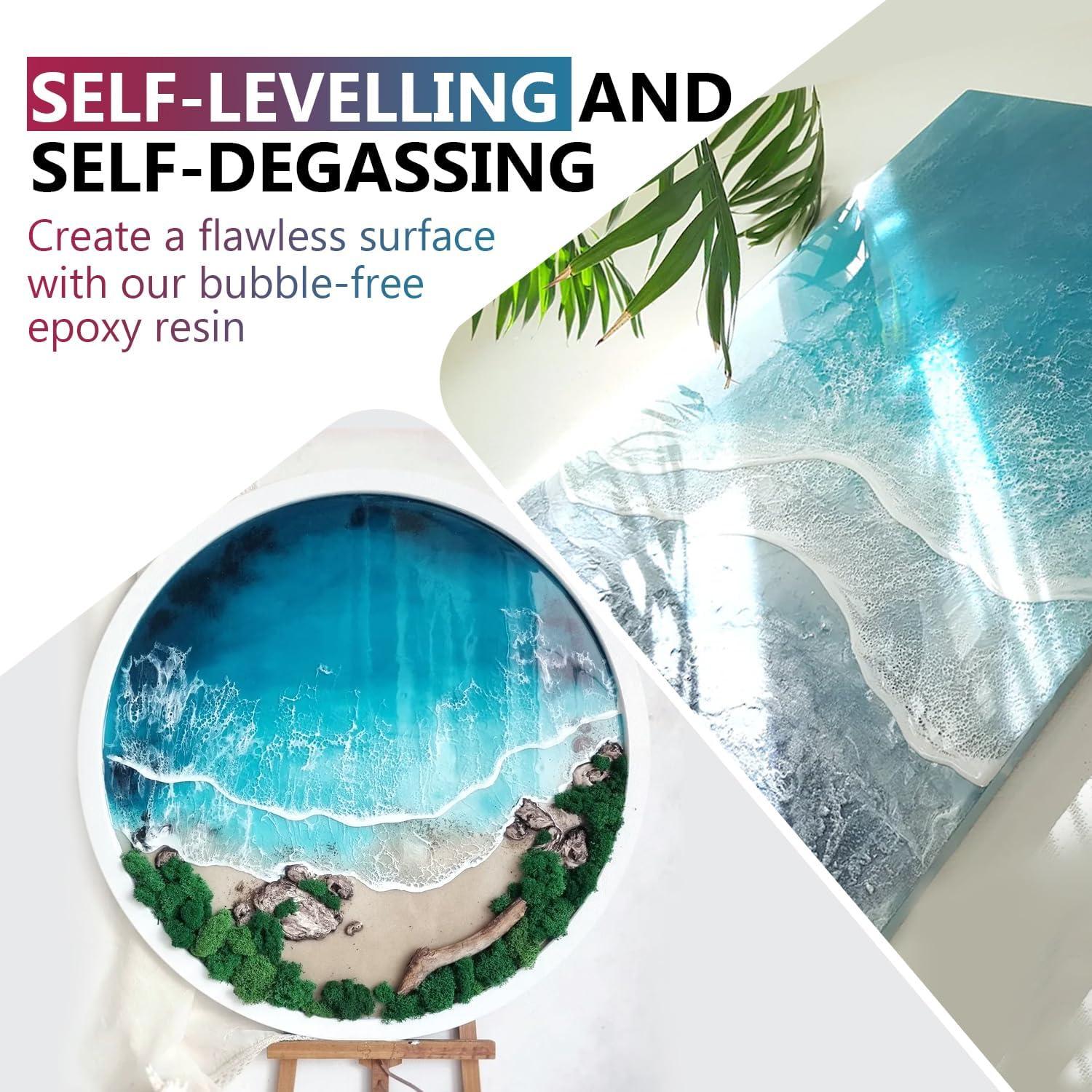 Kit de Resina Epóxica 1 Galón EPRESINART Cristalina 3784ml