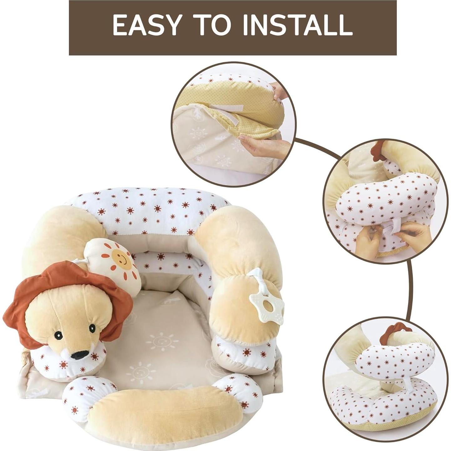 Alfombra 2-en-1 para Bebés con Juguetes Sensoriales - Arena