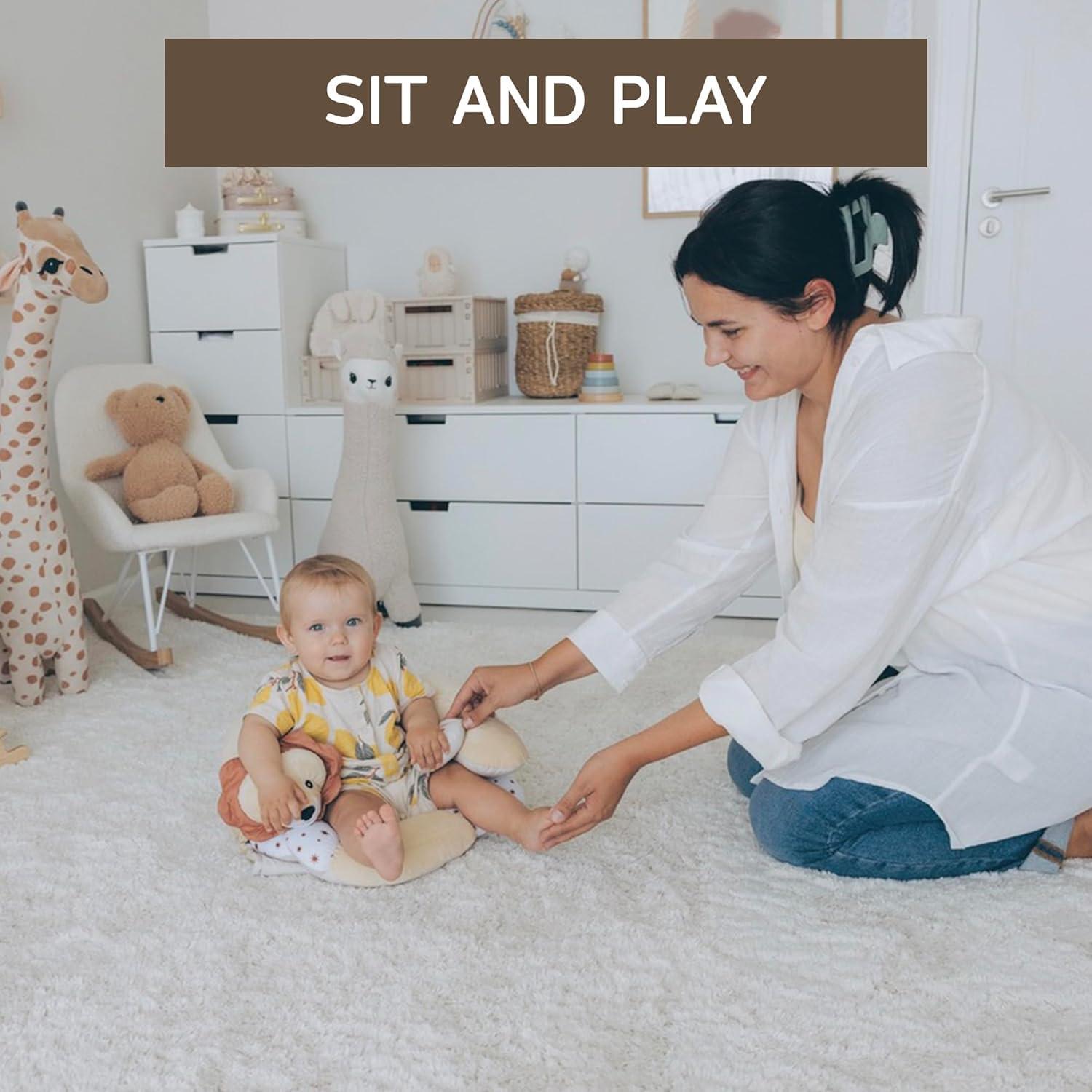 Alfombra 2-en-1 para Bebés con Juguetes Sensoriales - Arena