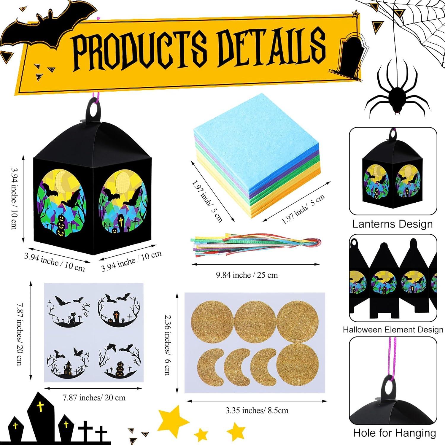 Kit de Manualidades Halloween VIHOSE 16 Sets Murciélago DIY