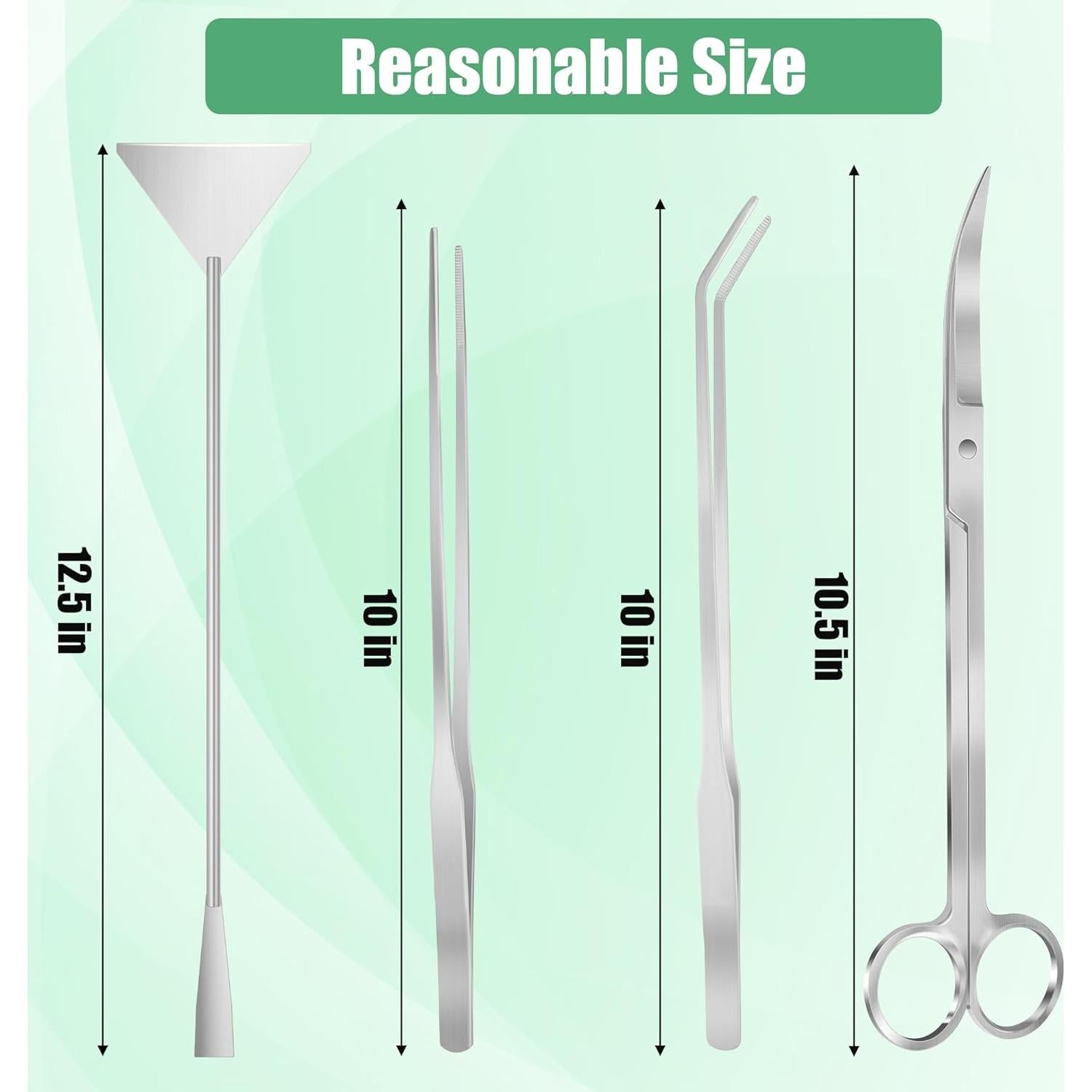 Kit de Herramientas para Acuarios Liveek 4 en 1 Acuascape