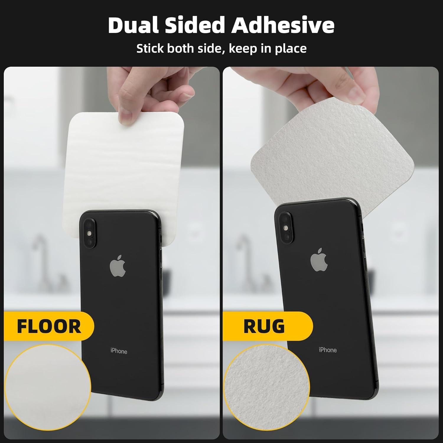 Agarradores de Alfombra SANKEMU Antideslizantes Reutilizables 8 Piezas