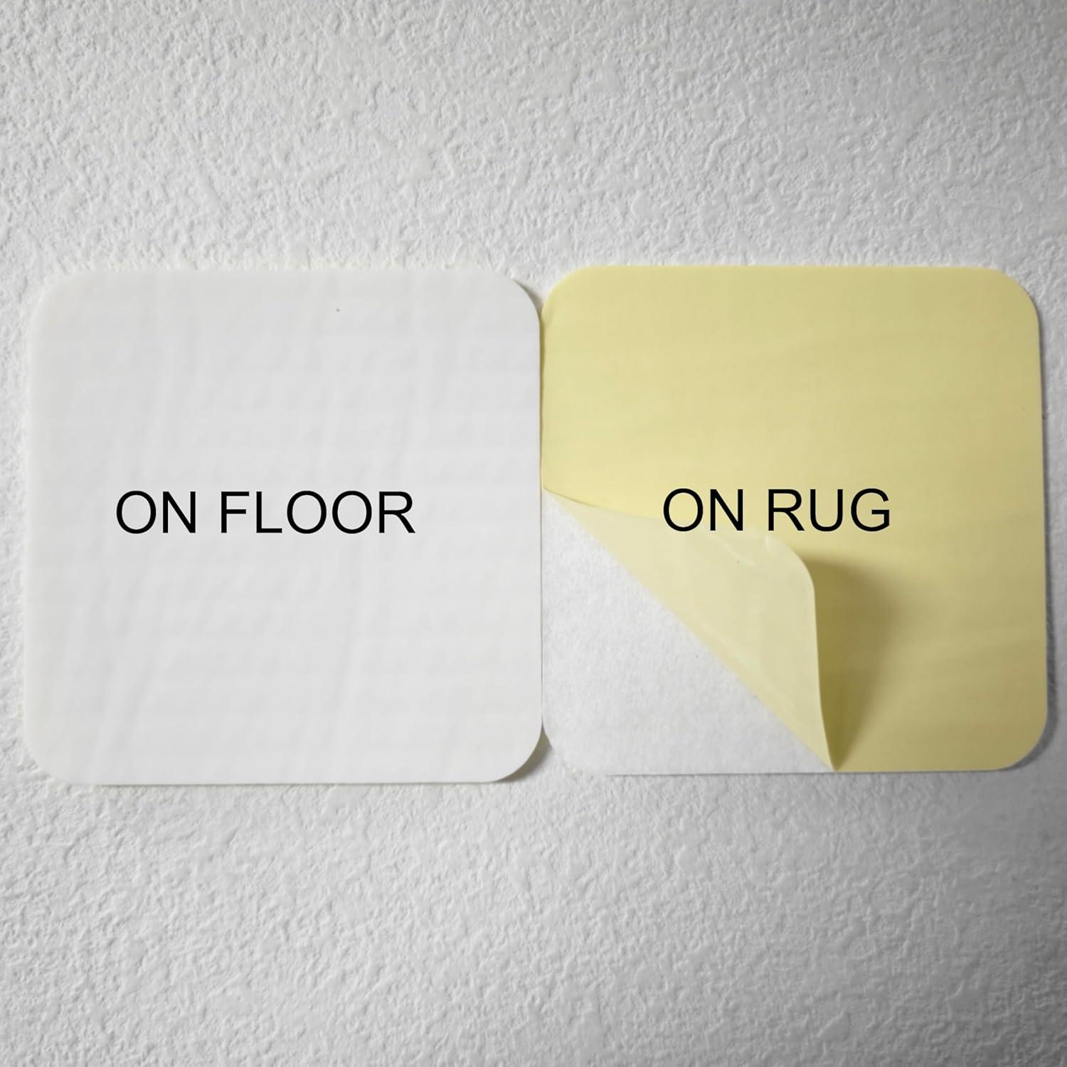 Agarradores de Alfombra SANKEMU Antideslizantes Reutilizables 8 Piezas