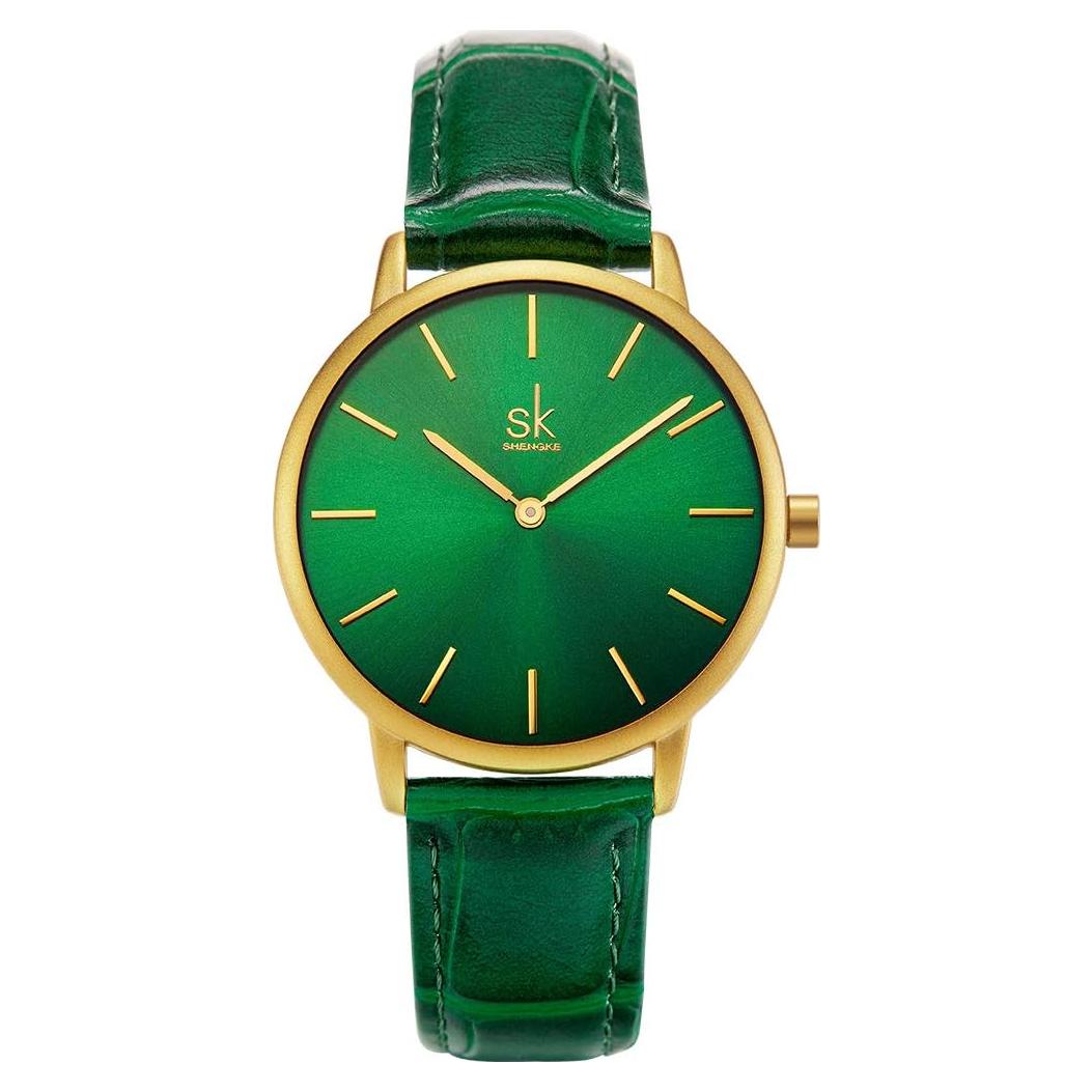 Reloj de Mujer Guangdong K0039L Cuero 36mm Elegante Negro