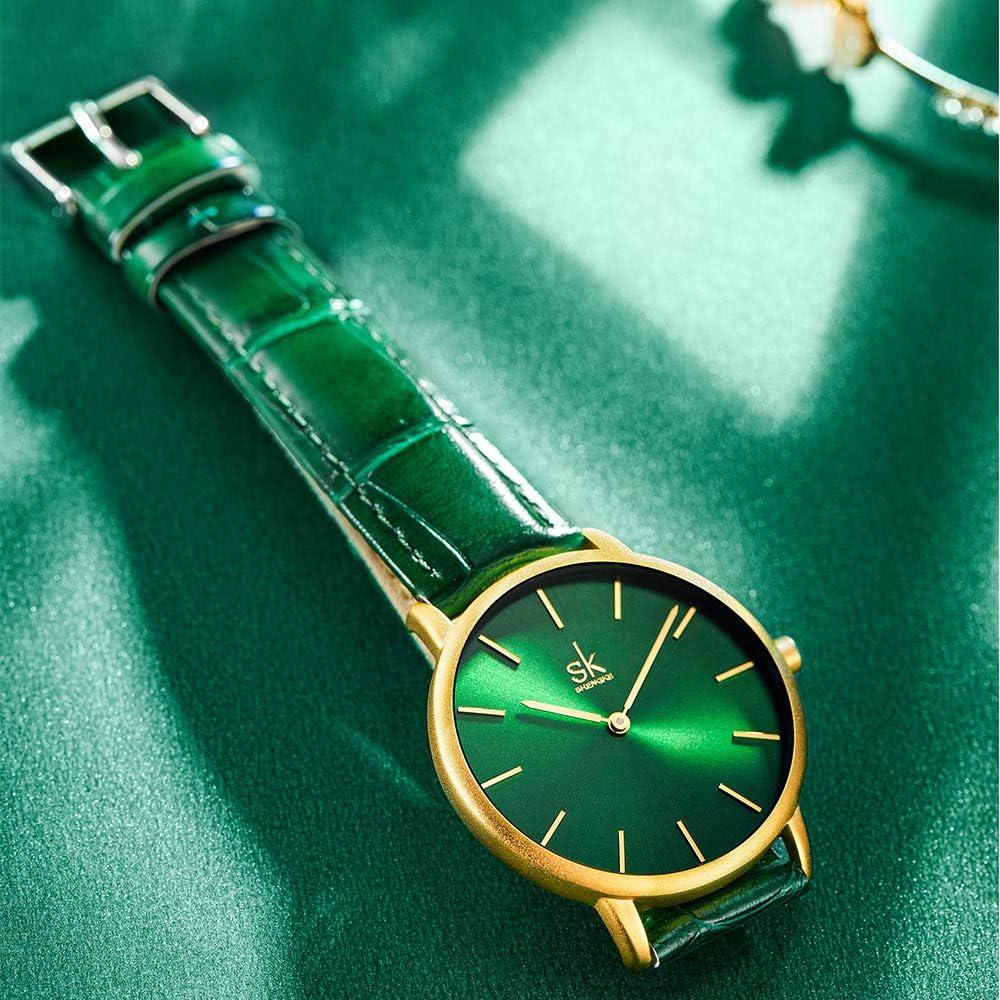 Reloj de Mujer Guangdong K0039L Cuero 36mm Elegante Negro