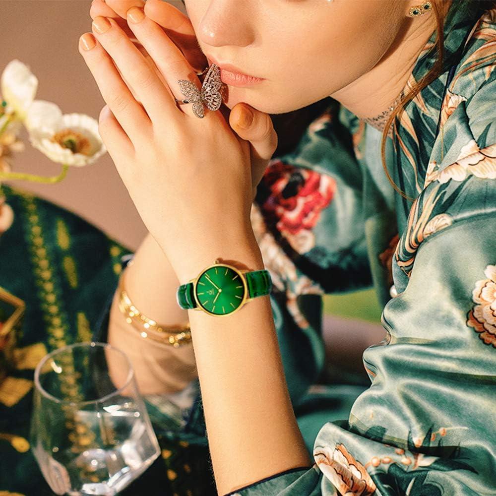 Reloj de Mujer Guangdong K0039L Cuero 36mm Elegante Negro