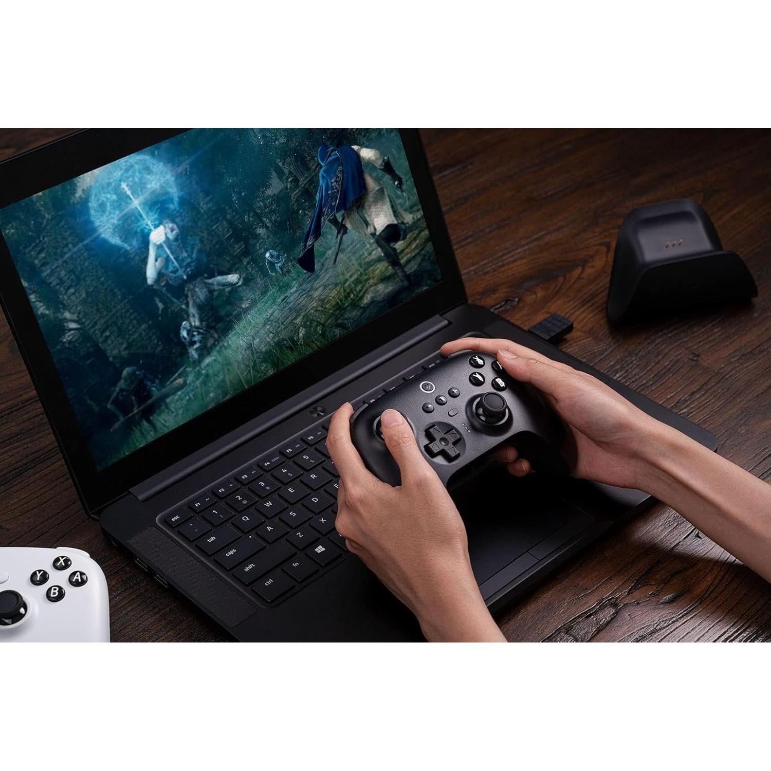 Controlador Bluetooth 8Bitdo con Base de Carga para Switch y PC