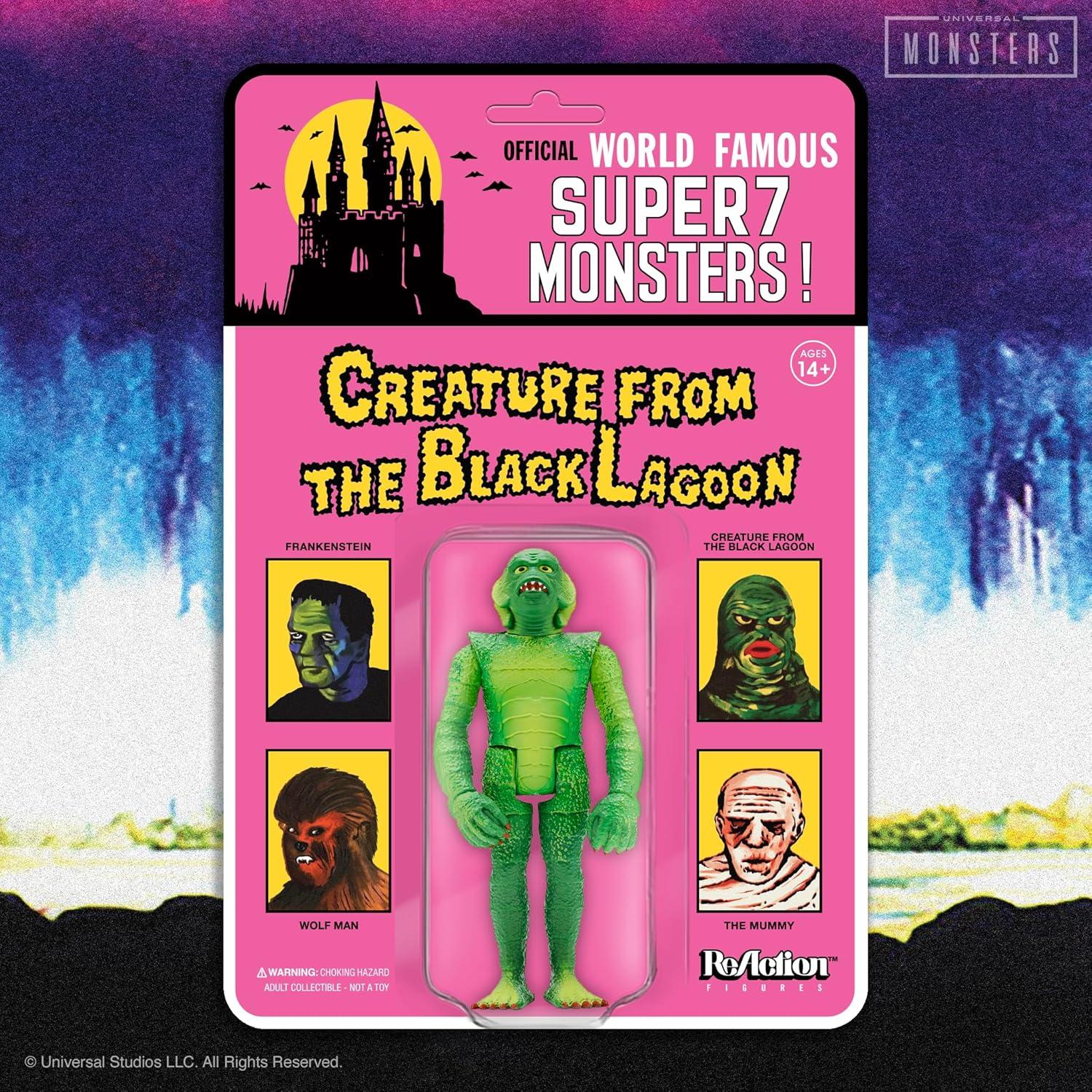 Figura de Acción Super7 Criatura de la Laguna Negra 9.53 cm