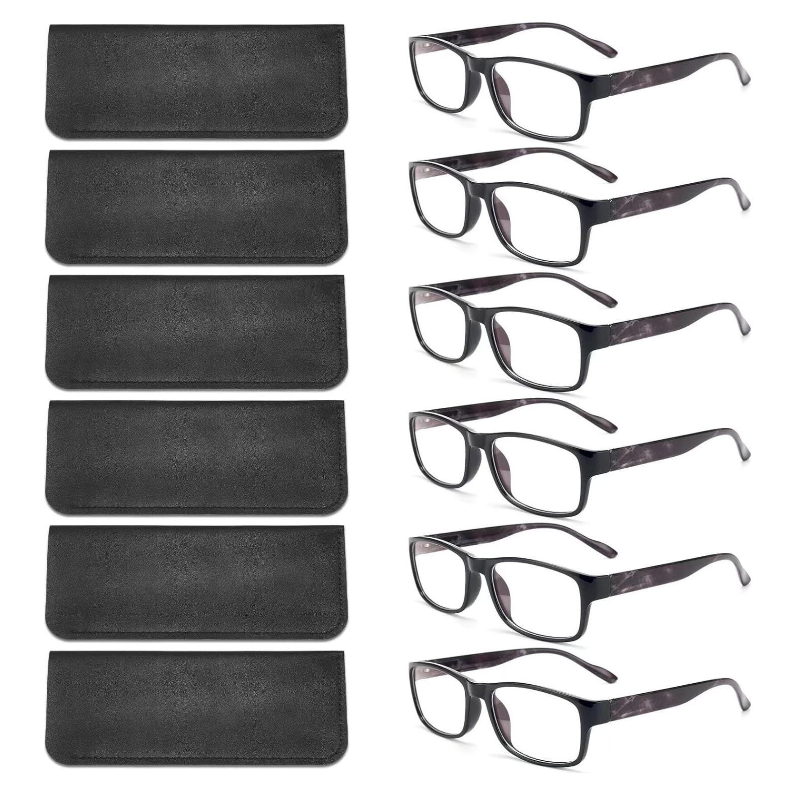 Gafas de lectura BLS BLUES unisex con bloqueo luz azul 6 pack