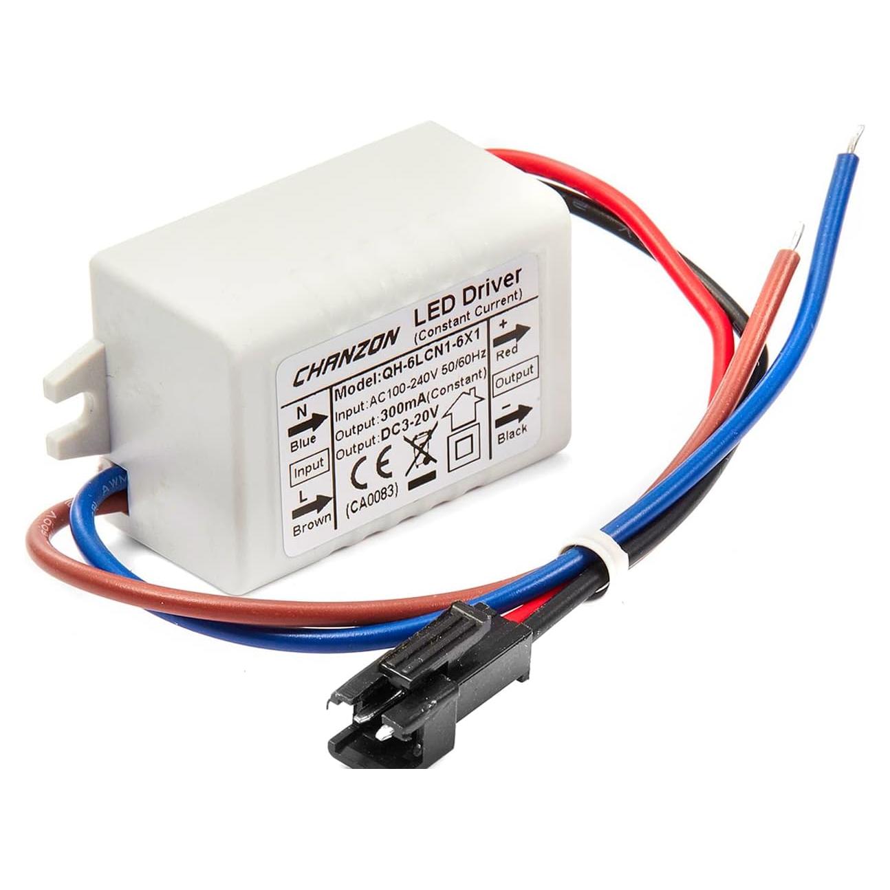 Controlador LED Chanzon 300mA 3-20V AC-DC Alta Calidad