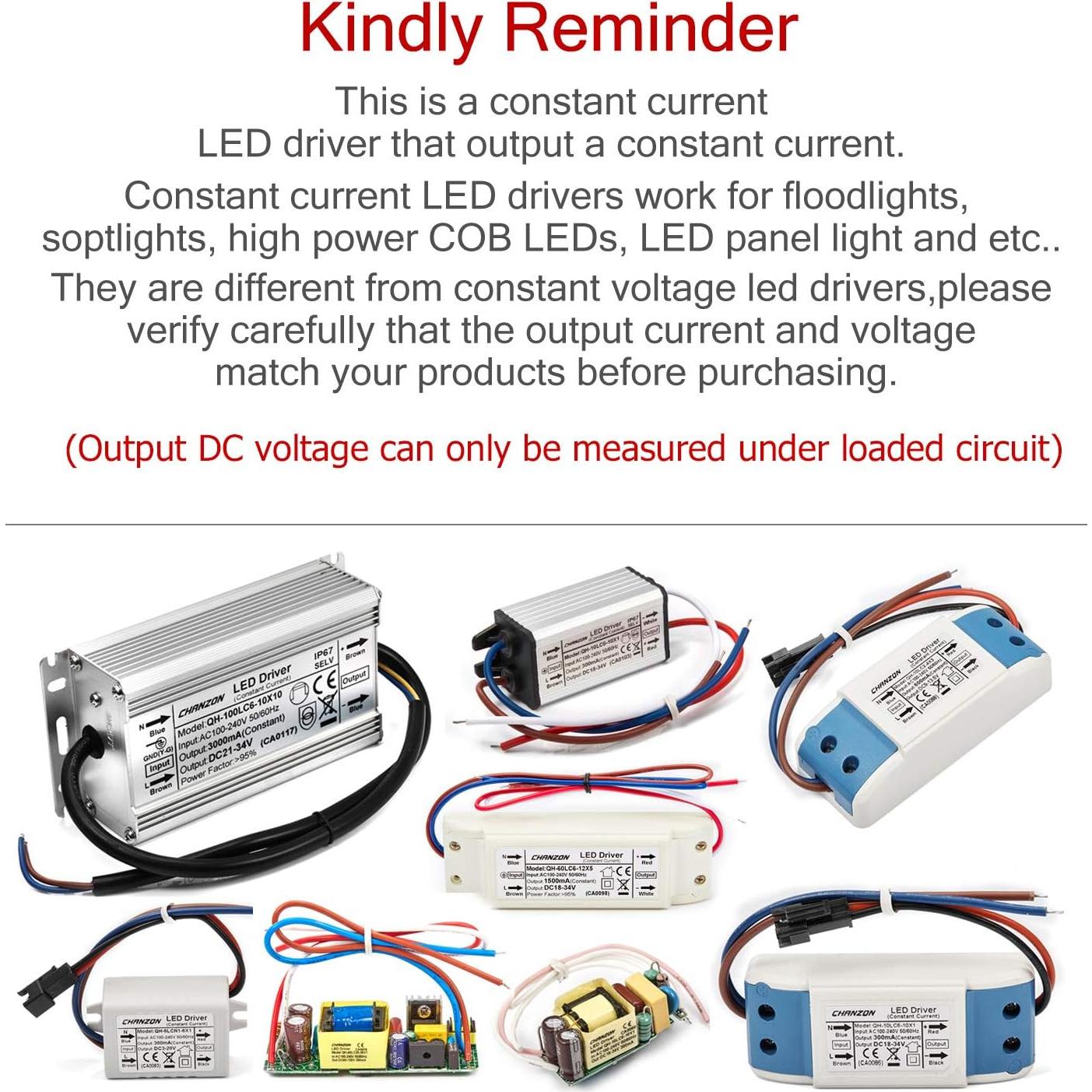 Controlador LED Chanzon 300mA 3-20V AC-DC Alta Calidad
