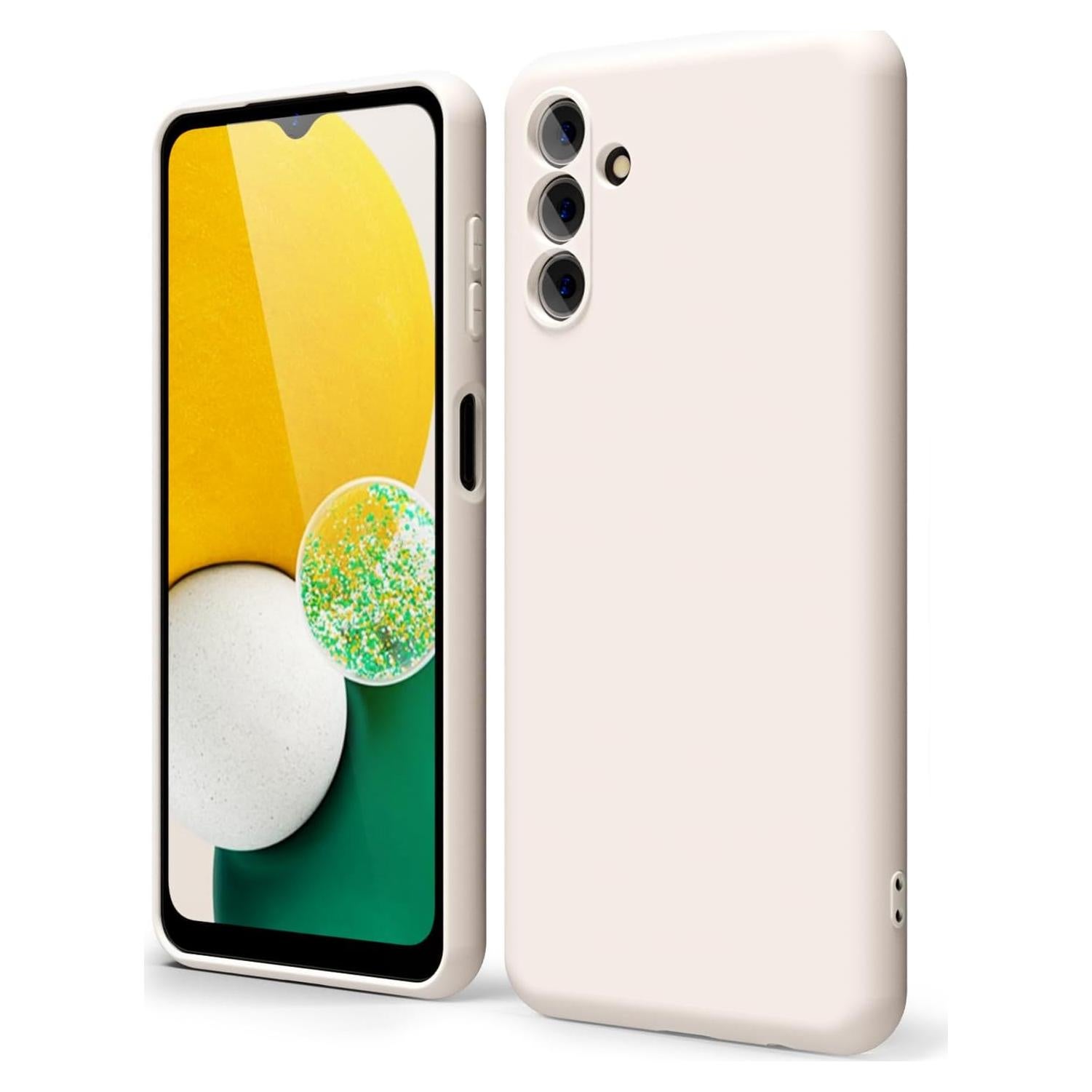 Funda de Silicona Oakxco para Samsung Galaxy A13 5G Beige