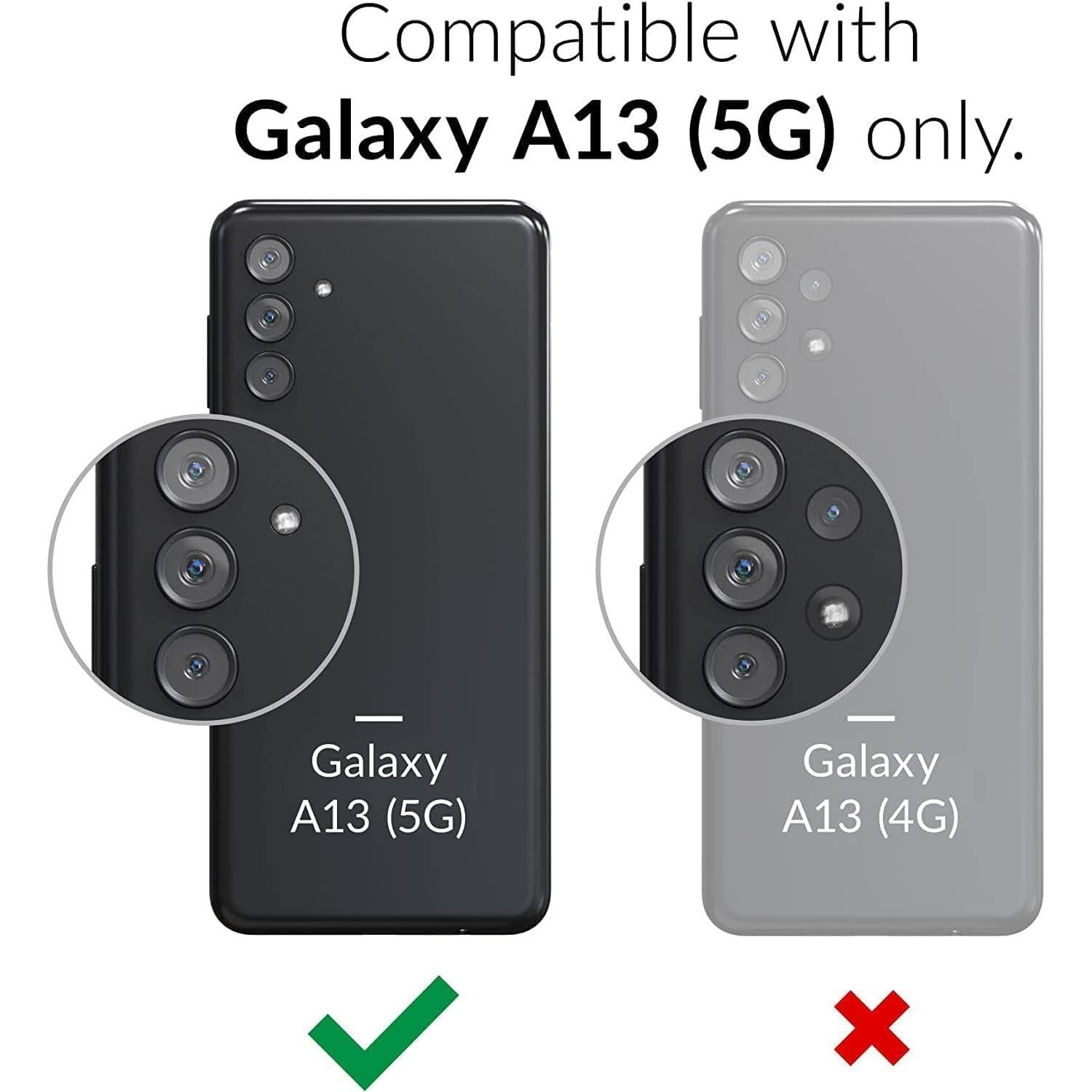 Funda de Silicona Oakxco para Samsung Galaxy A13 5G Beige