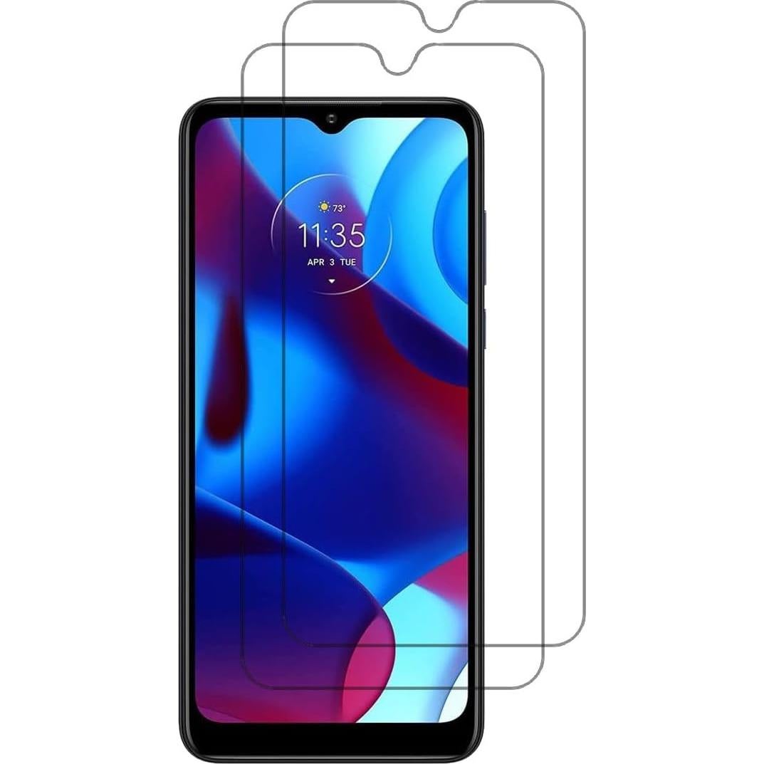 Protector de Pantalla Vidrio Templado UPONEW para Moto G Pure 2021 - 2 Paquetes