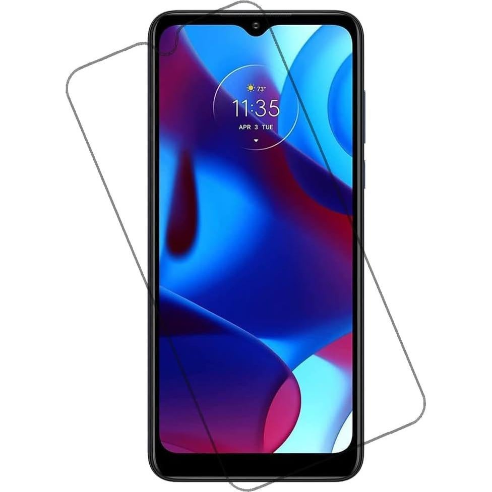 Protector de Pantalla Vidrio Templado UPONEW para Moto G Pure 2021 - 2 Paquetes