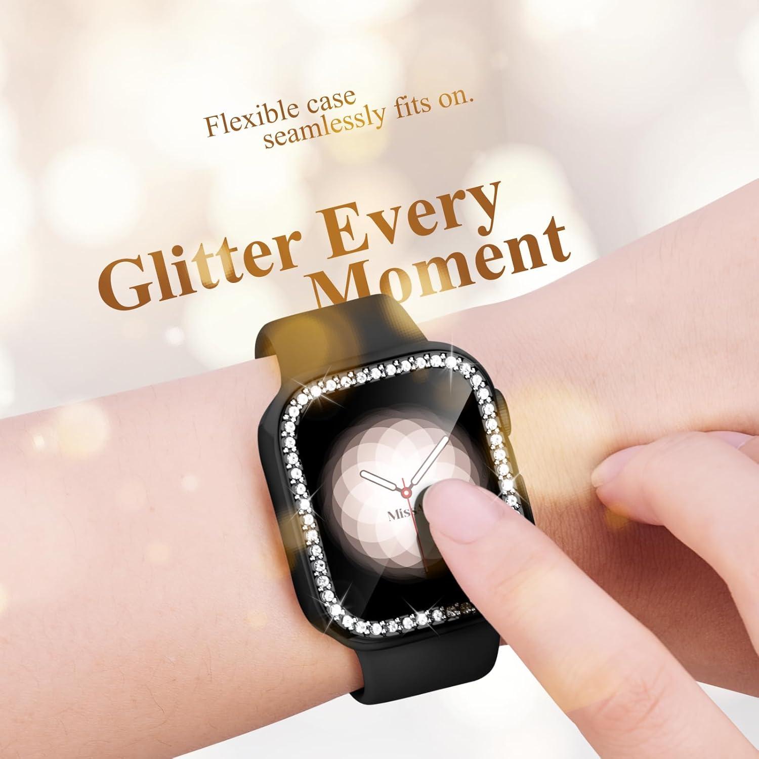 Funda Bling TPU Suave Missair para Apple Watch 40mm - Protector Pantalla