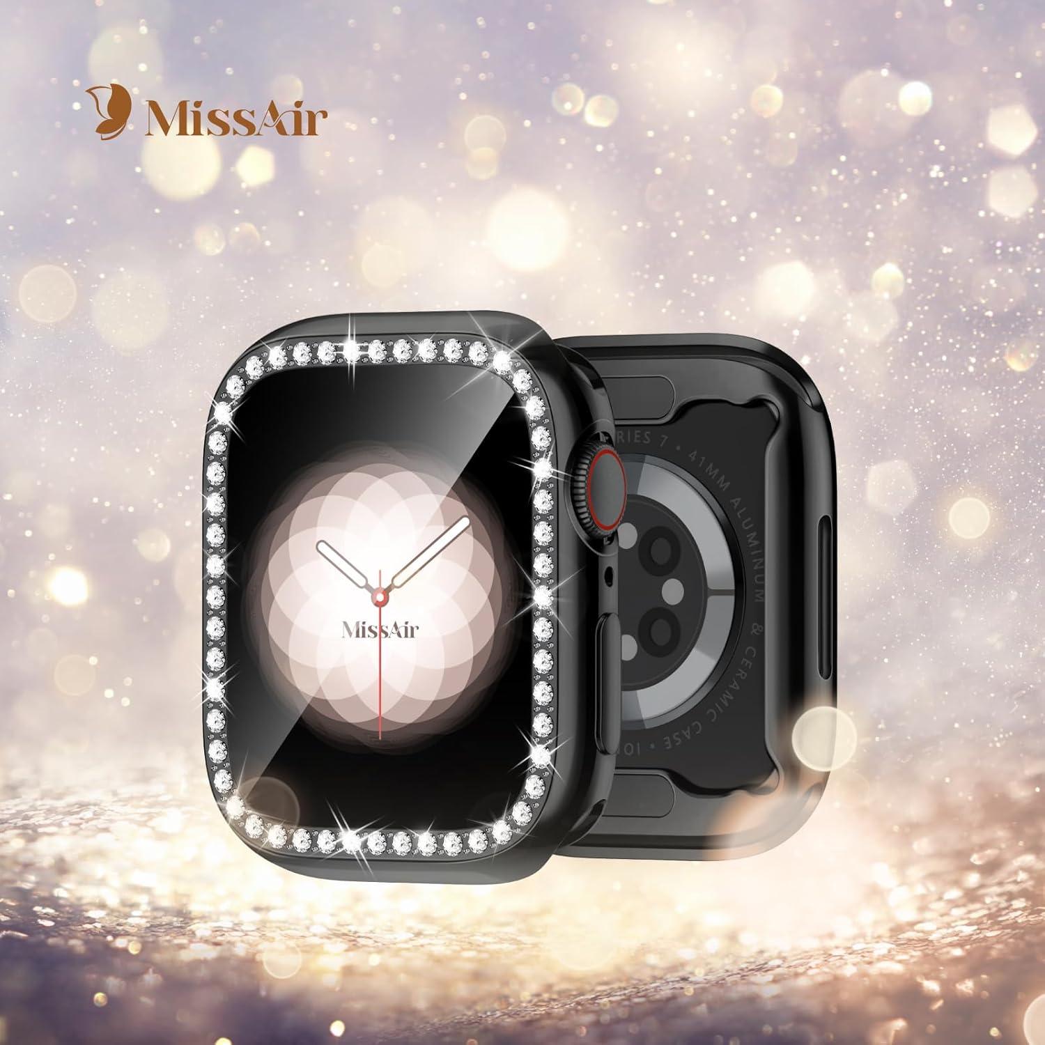 Funda Bling TPU Suave Missair para Apple Watch 40mm - Protector Pantalla