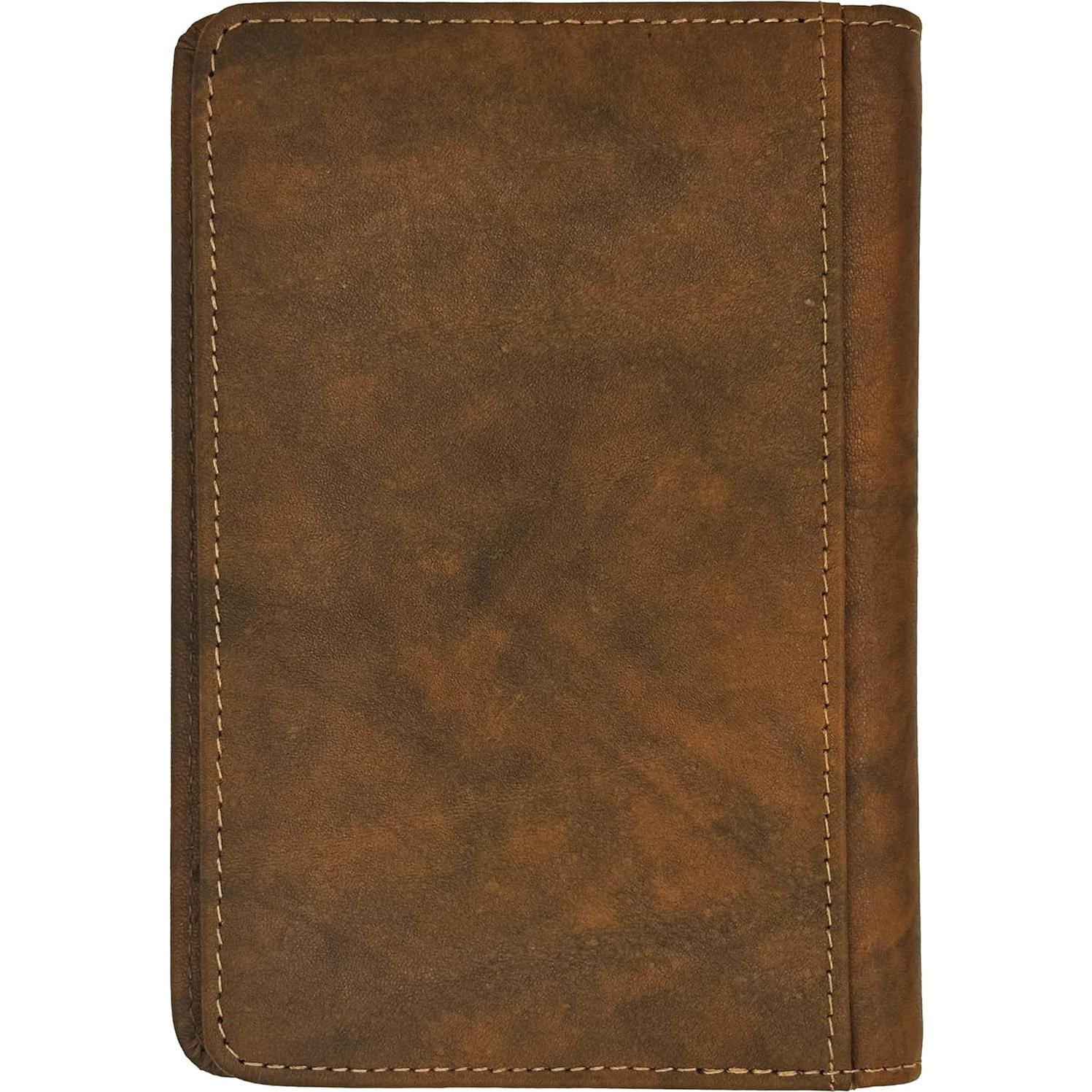 Cubierta de Pasaporte de Cuero Genuino Silla Antigua con BFR