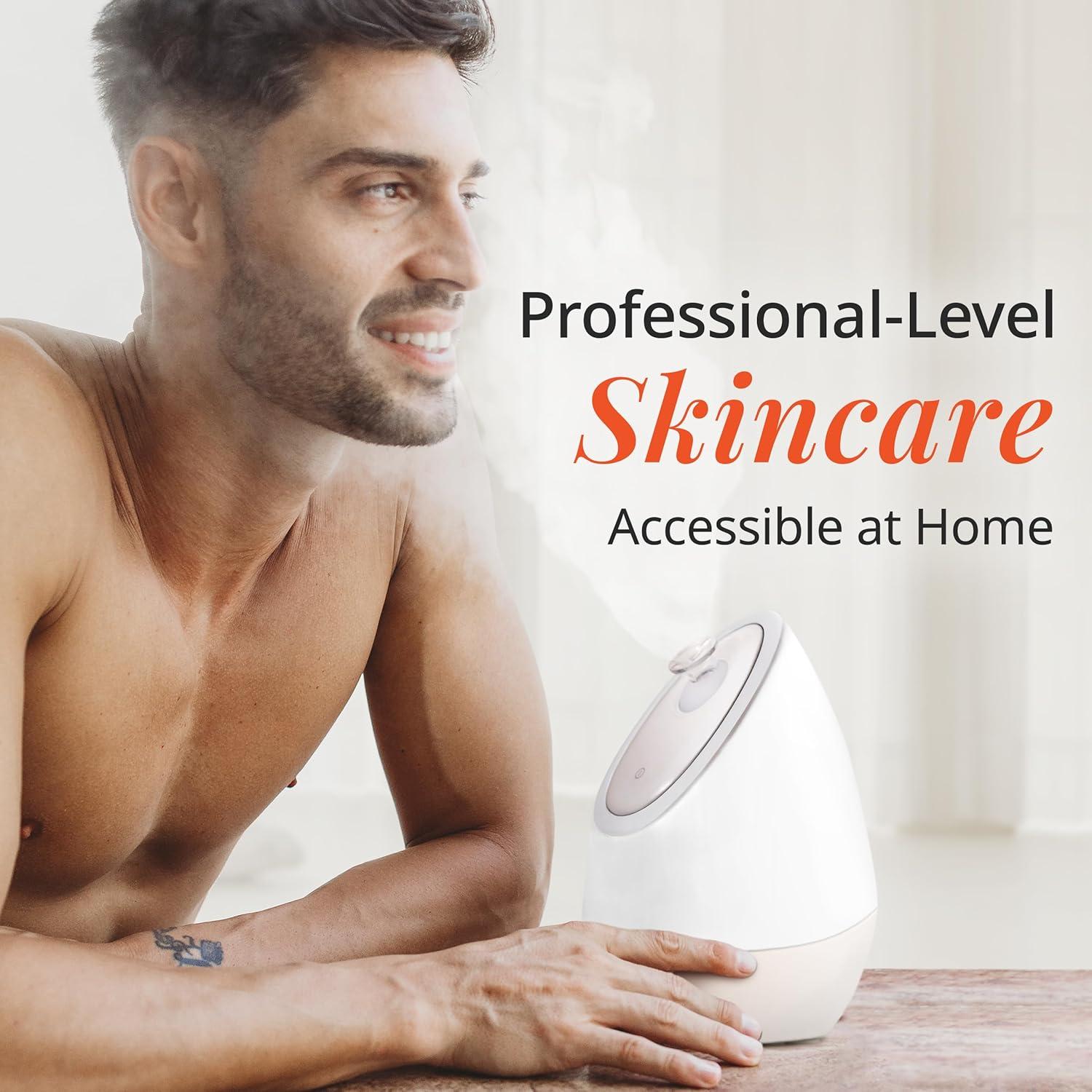 Vaporizador Facial Iónico Vanity Planet Aira Beige - Limpiador de Poros