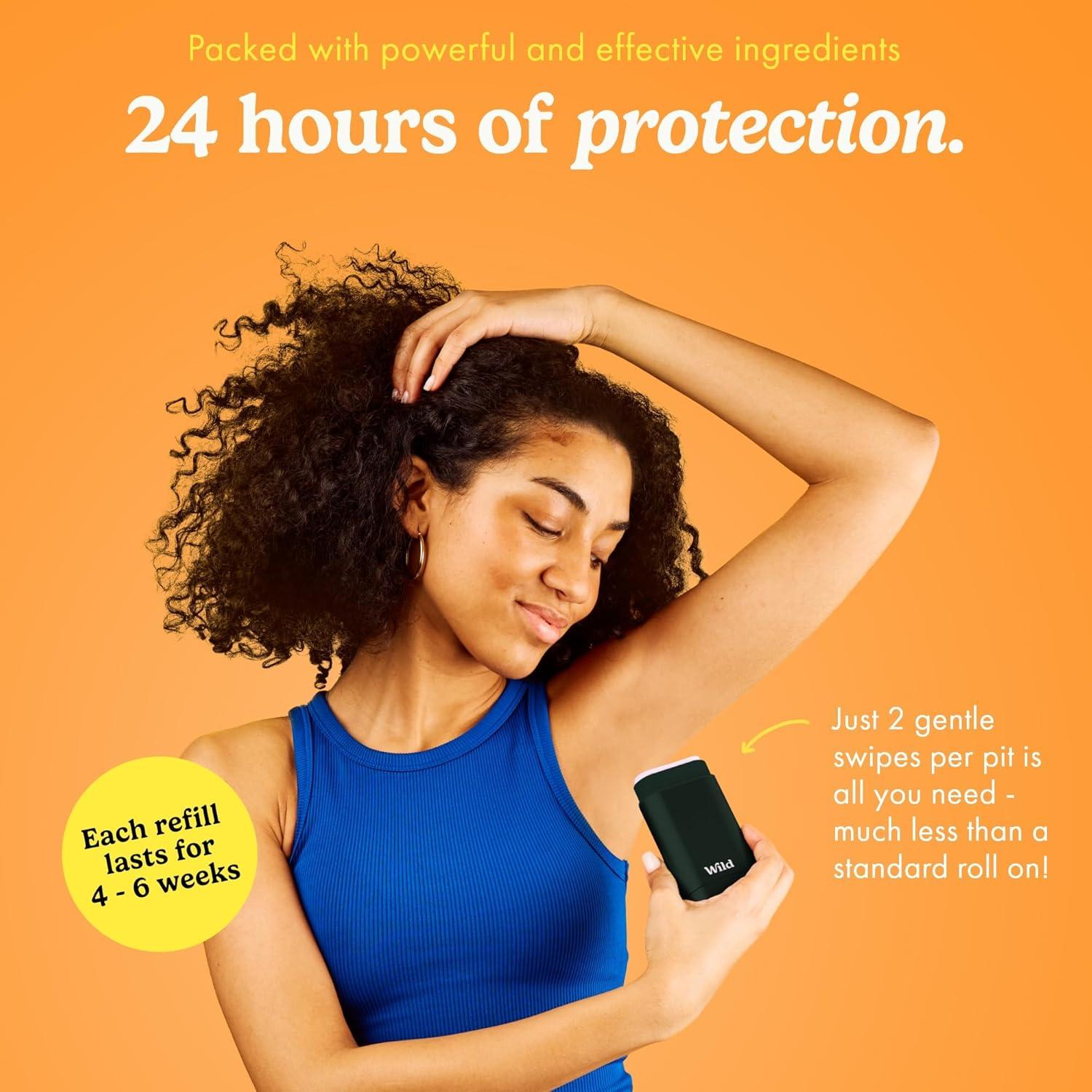 Desodorante Recargable Wild - Kit Inicio Estuche Negro 5 Aromas